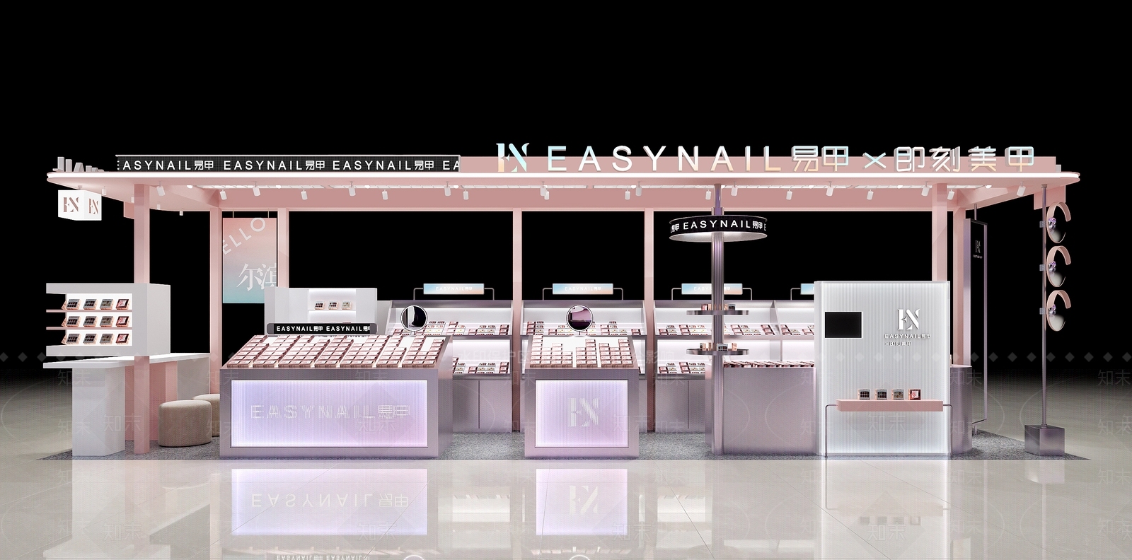 现代穿戴甲专卖店3D模型下载【ID:1161397870】