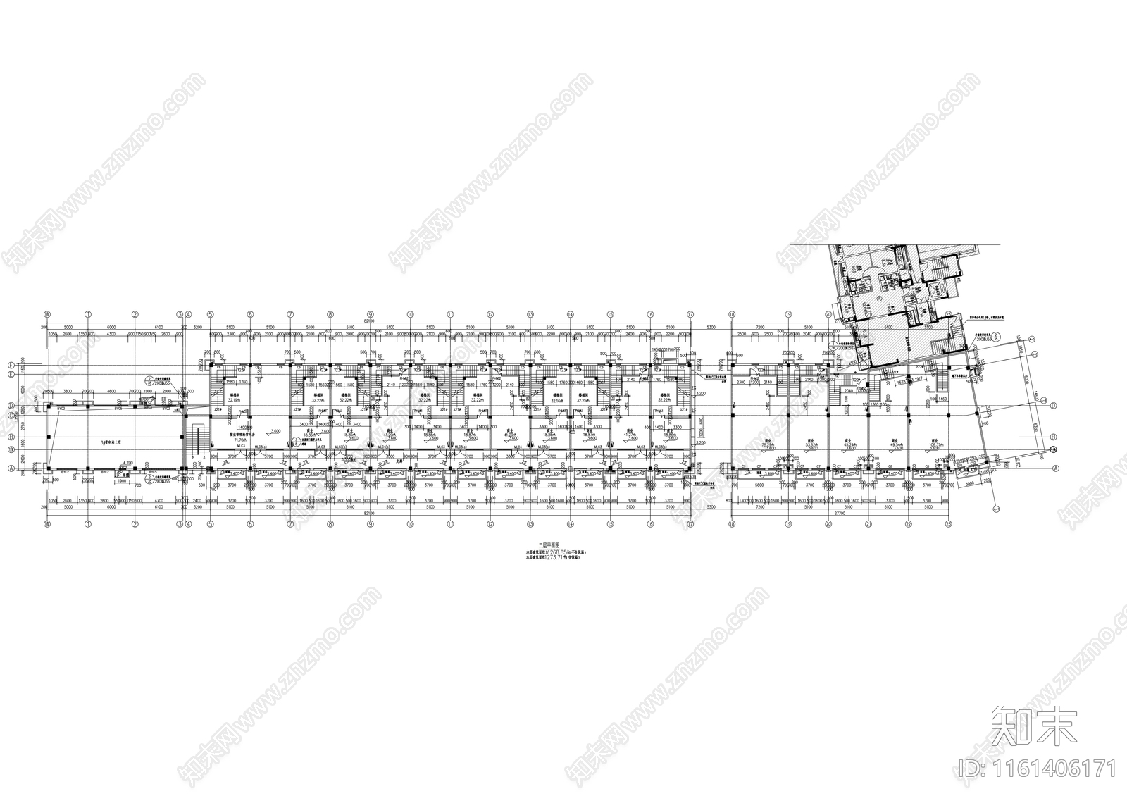 小区沿街商业建cad施工图下载【ID:1161406171】