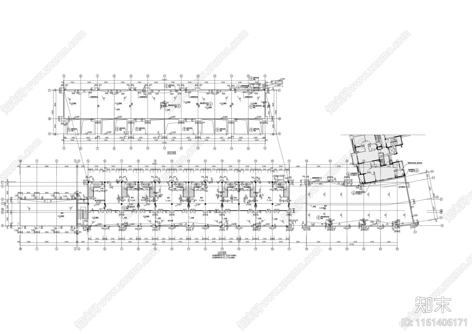 小区沿街商业建cad施工图下载【ID:1161406171】