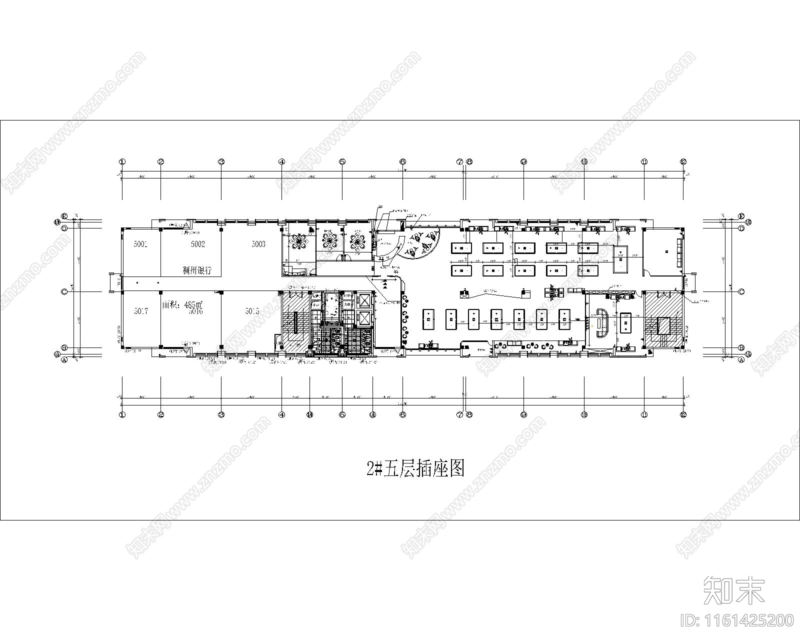 800平米19桌台球室平面布置图天花布置图施工图下载【ID:1161425200】