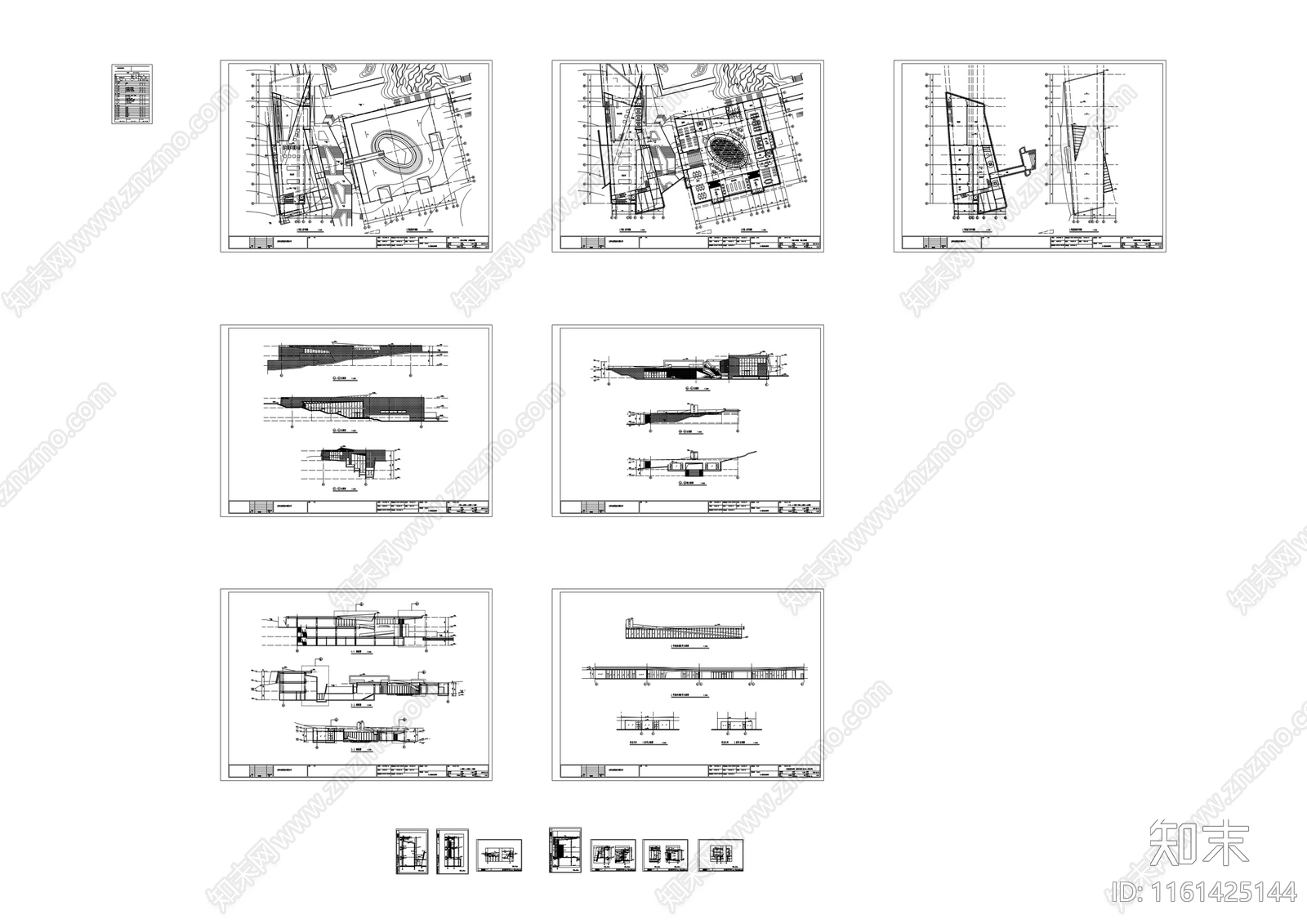 秦二世遗址公园博物馆扩初图施工图下载【ID:1161425144】