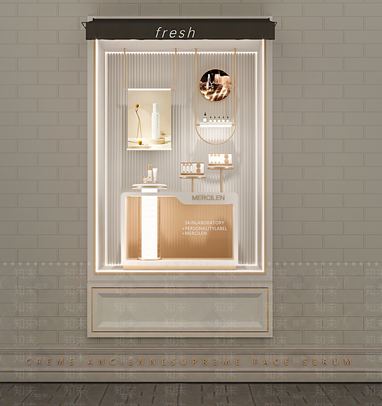 现代橱窗3D模型下载【ID:1161441331】