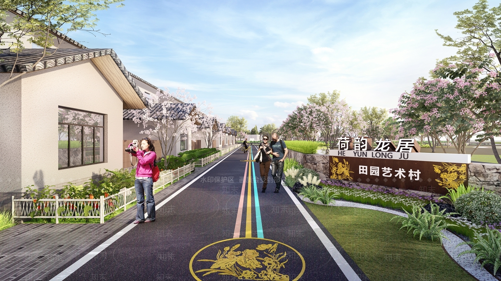 现代广场景观SU模型草图