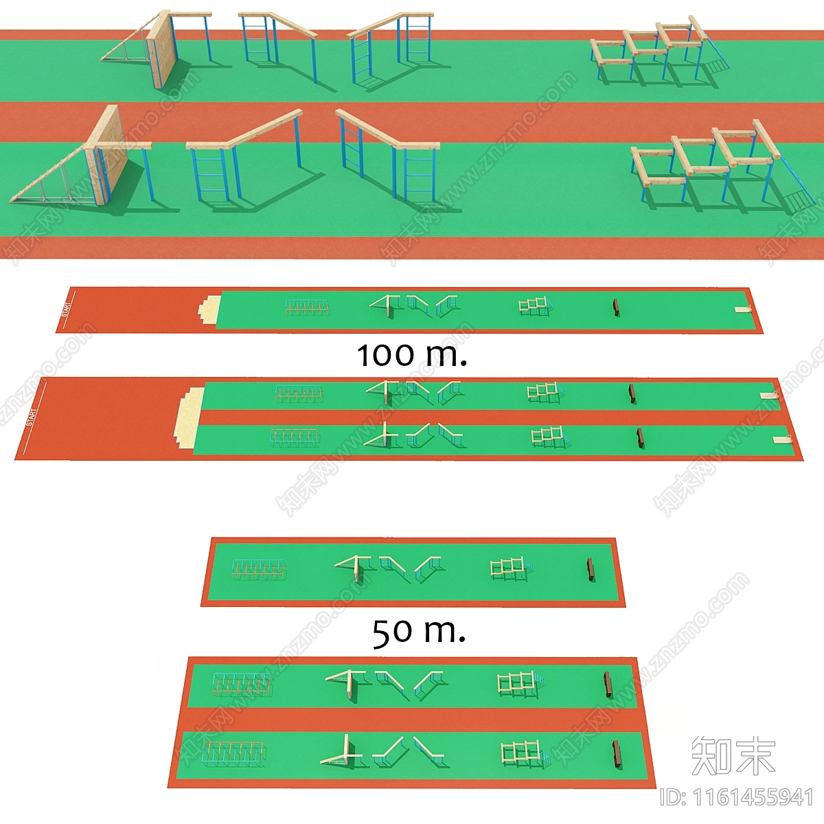 现代户外球场3D模型下载【ID:1161455941】