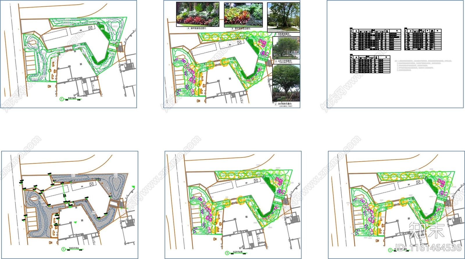景观绿化植物平面图施工图下载【ID:1161464536】