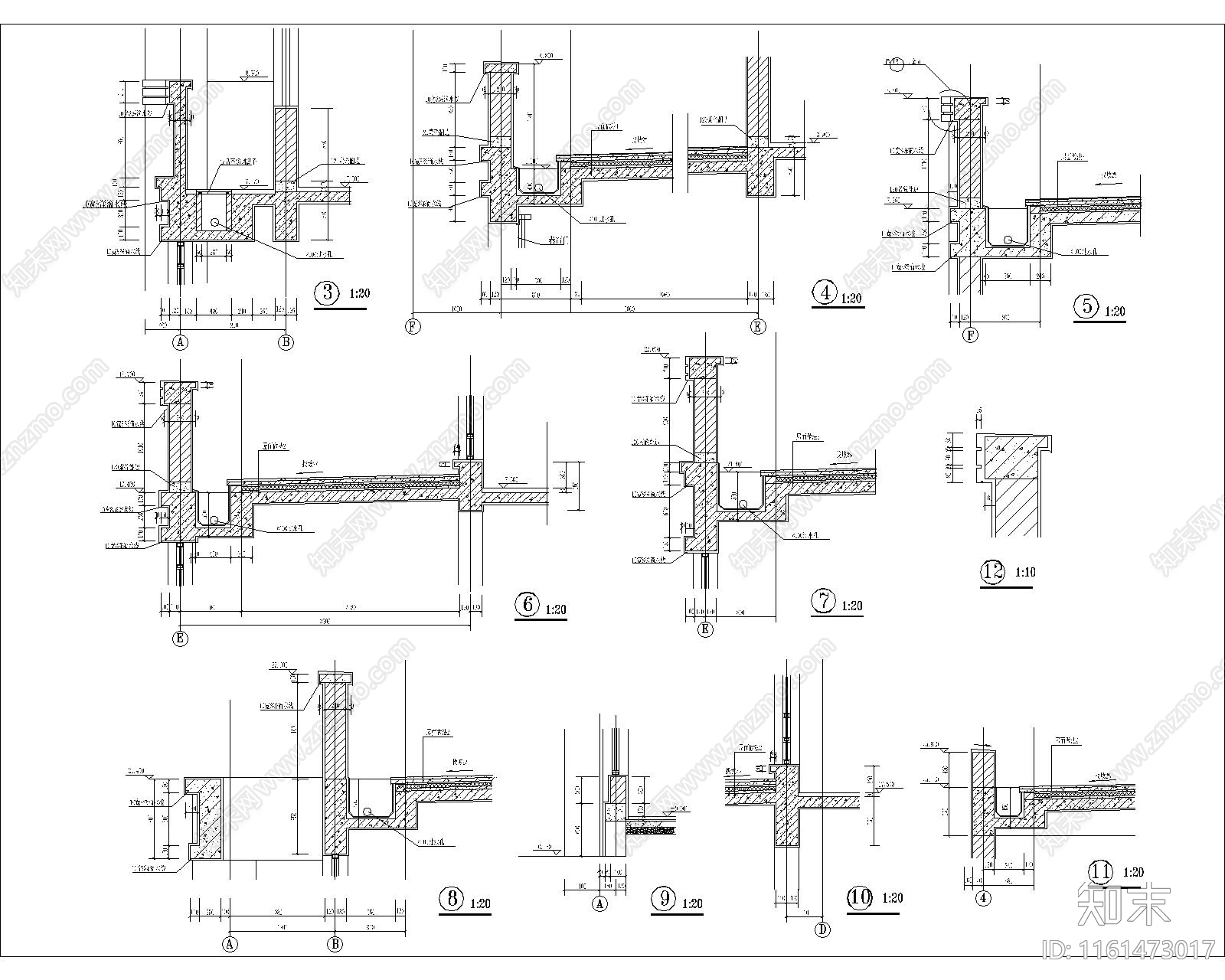 檐沟详图2施工图下载【ID:1161473017】