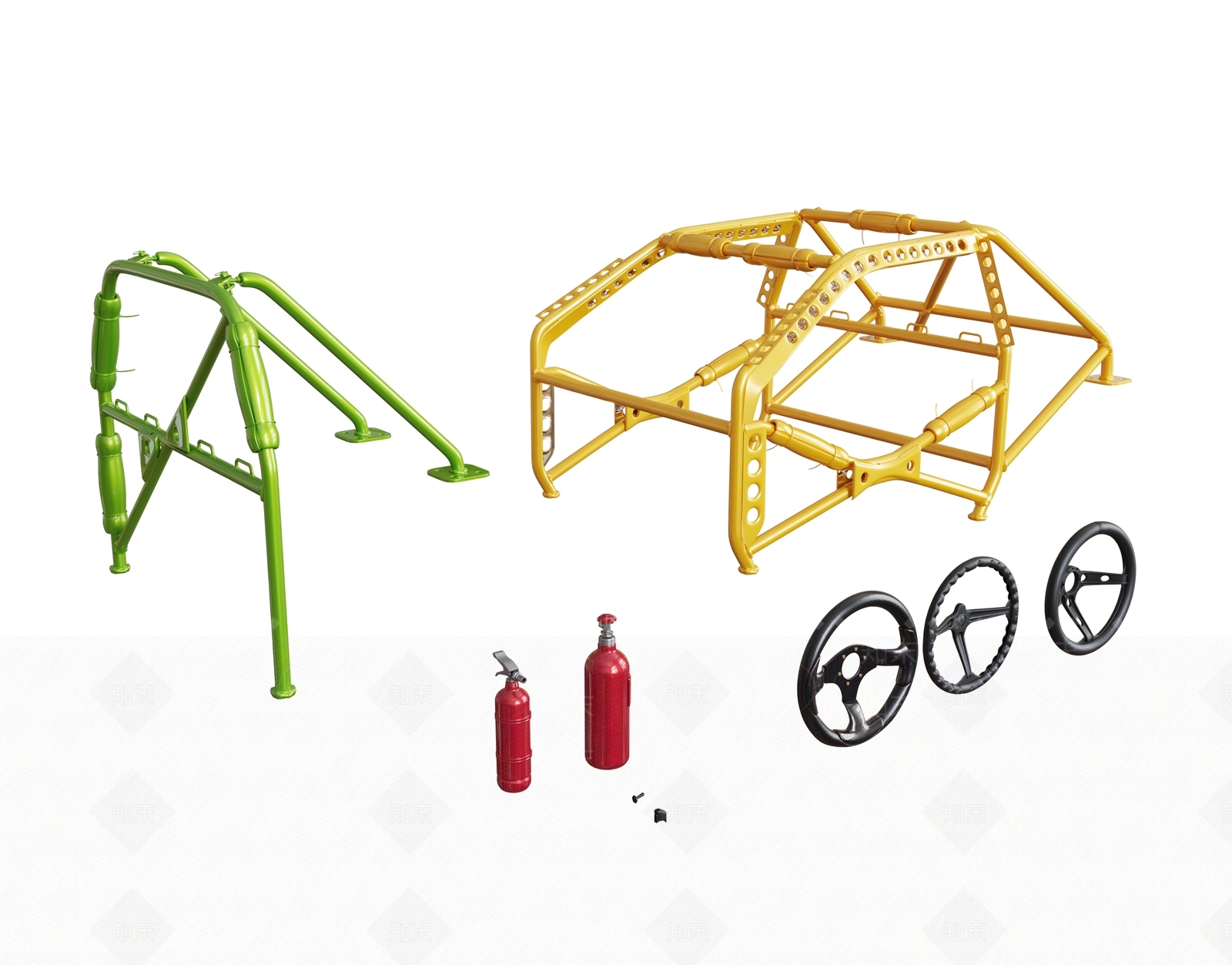 汽车防滚架3D模型下载【ID:1161477190】