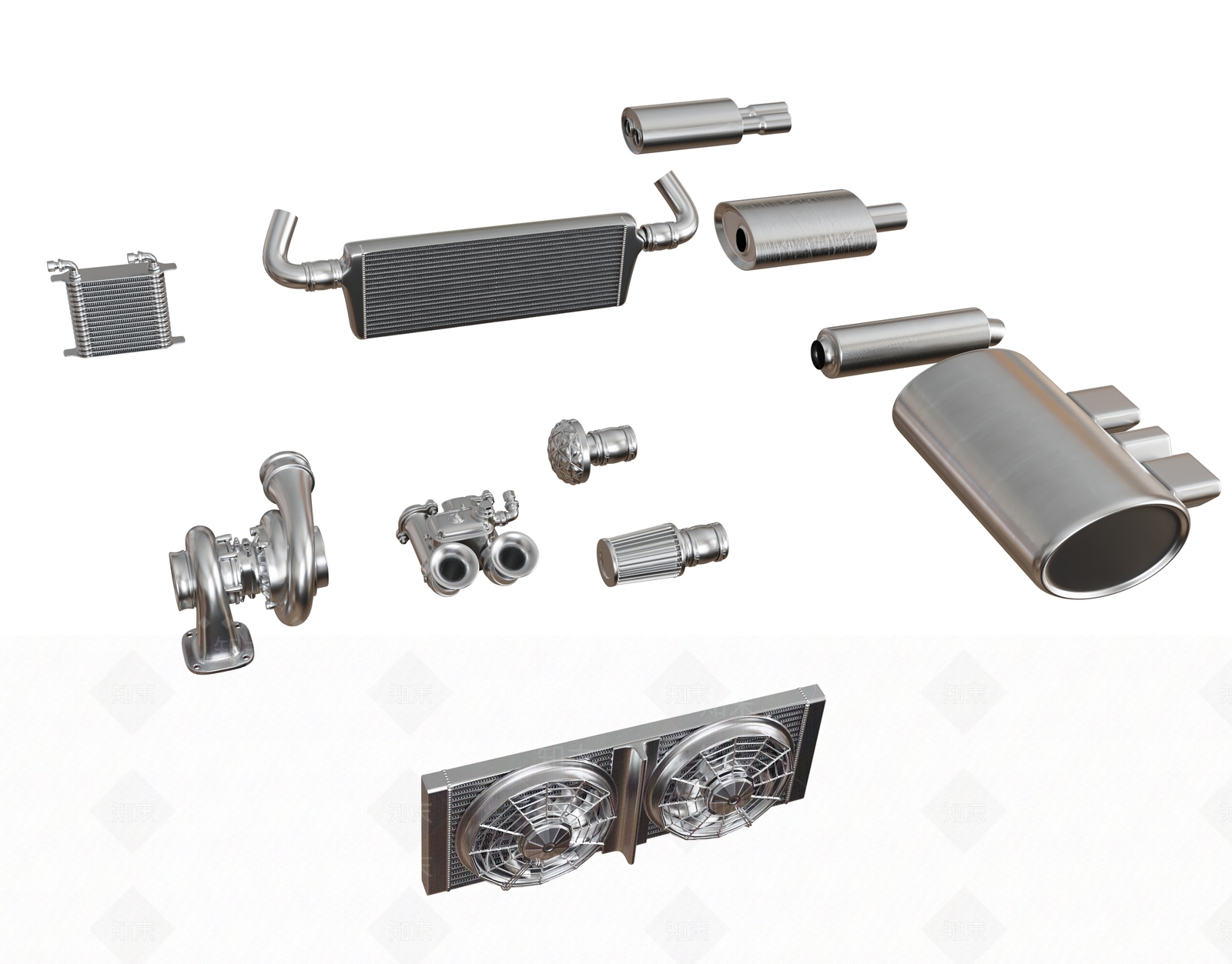 汽车性能套件3D模型下载【ID:1161476929】