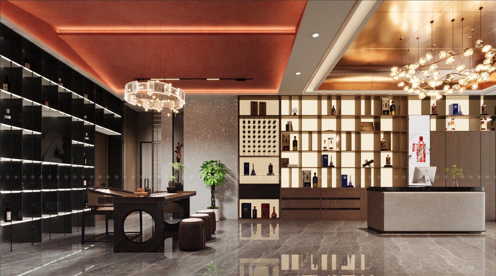 现代烟酒店3D模型下载【ID:1161477364】