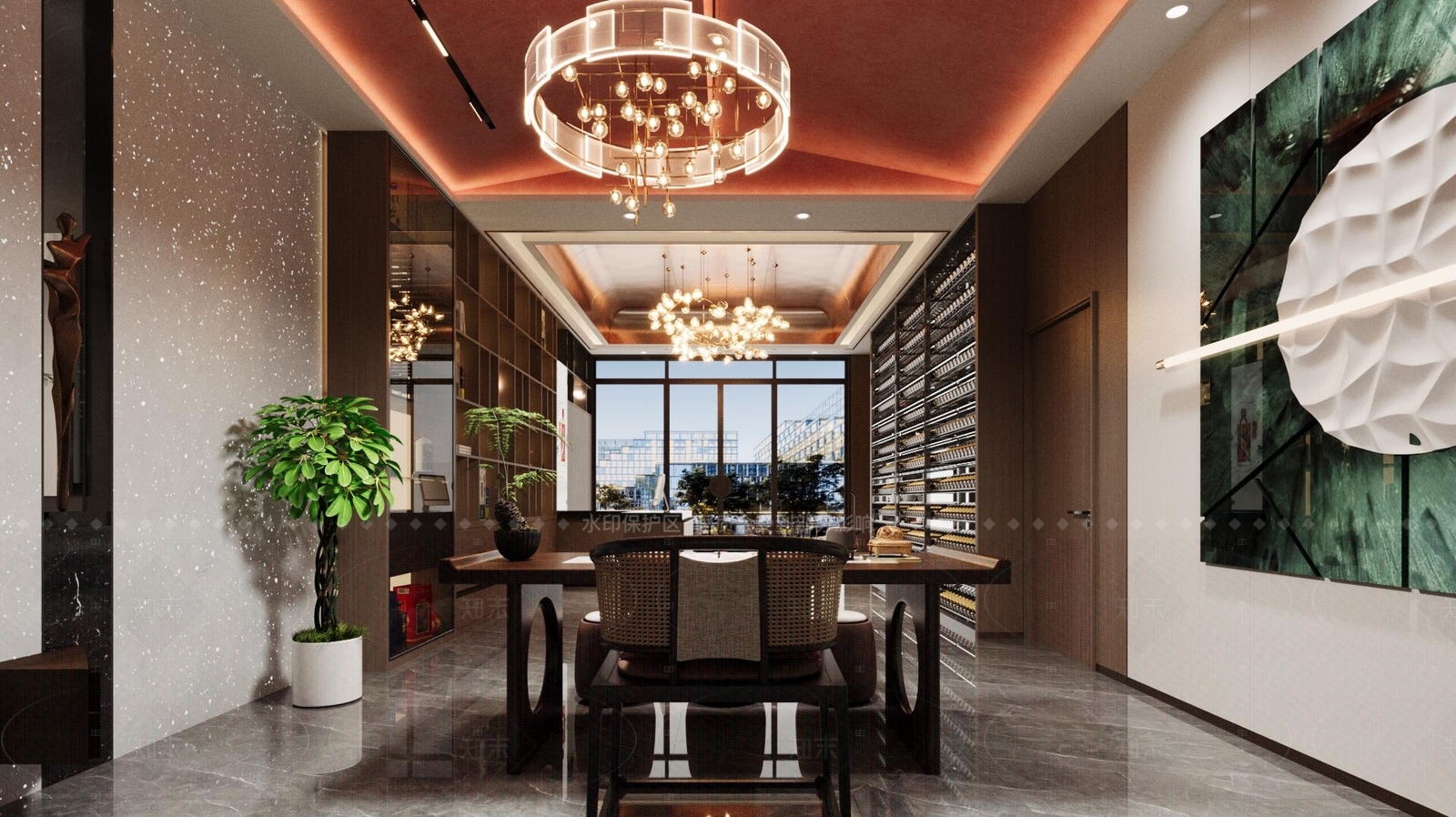 现代烟酒店3D模型下载【ID:1161477364】