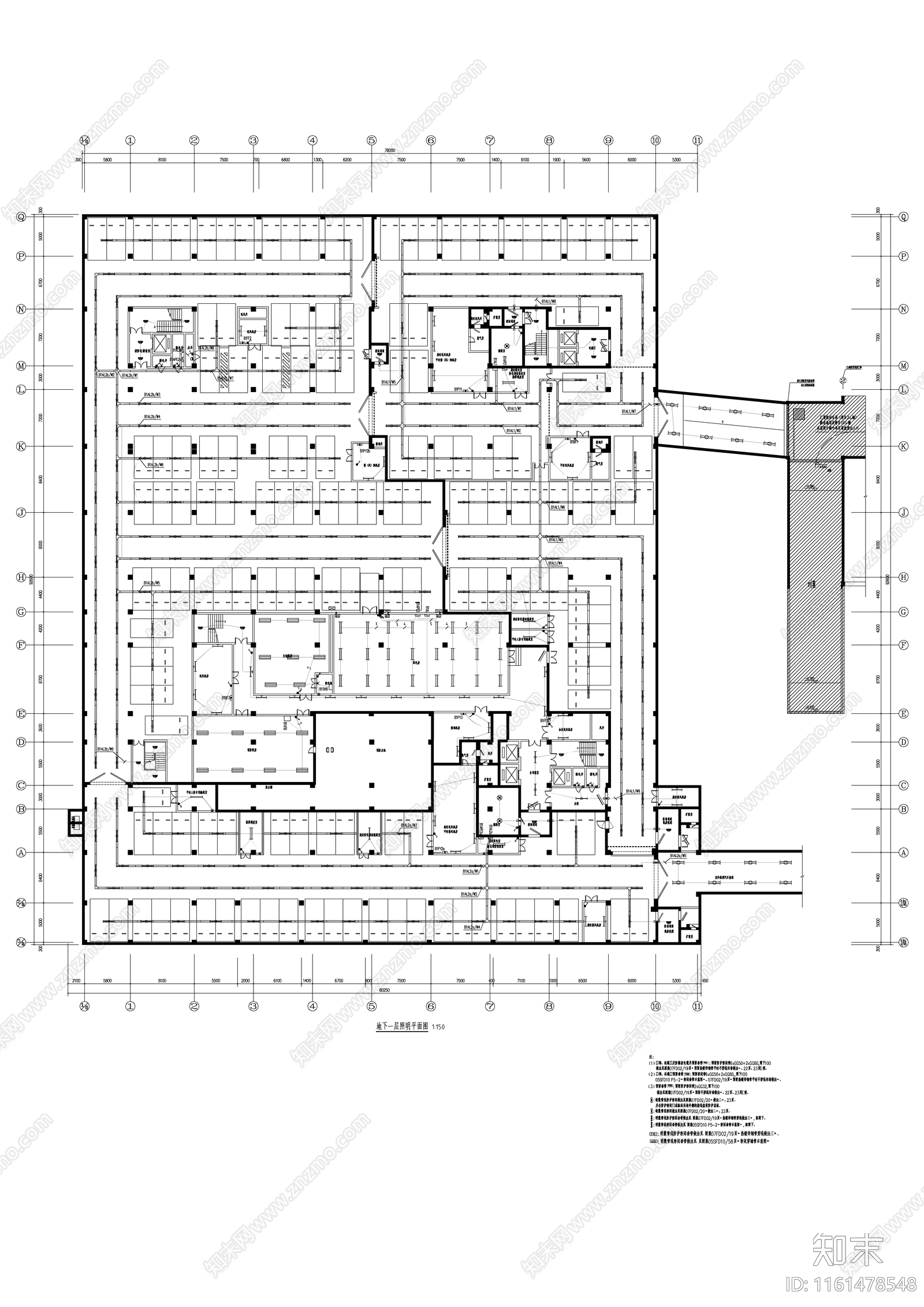 某学校宿舍楼施工图下载【ID:1161478548】