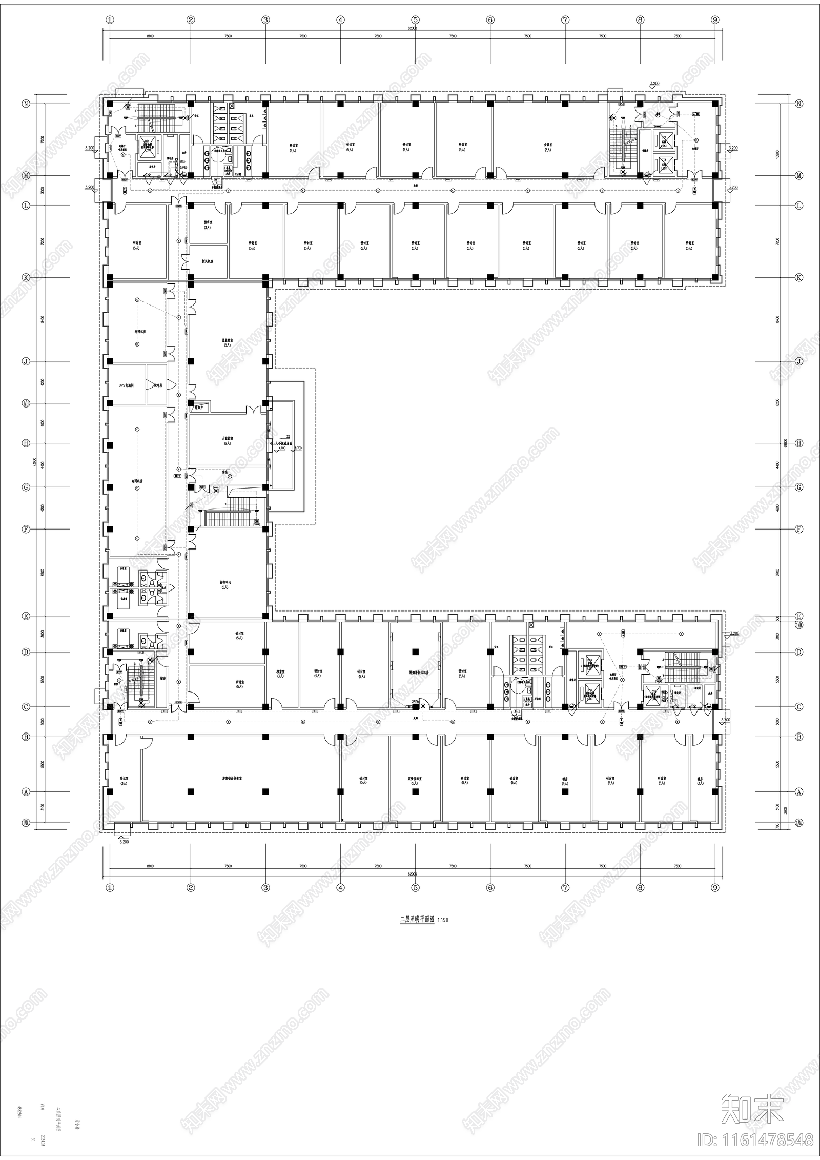 某学校宿舍楼施工图下载【ID:1161478548】