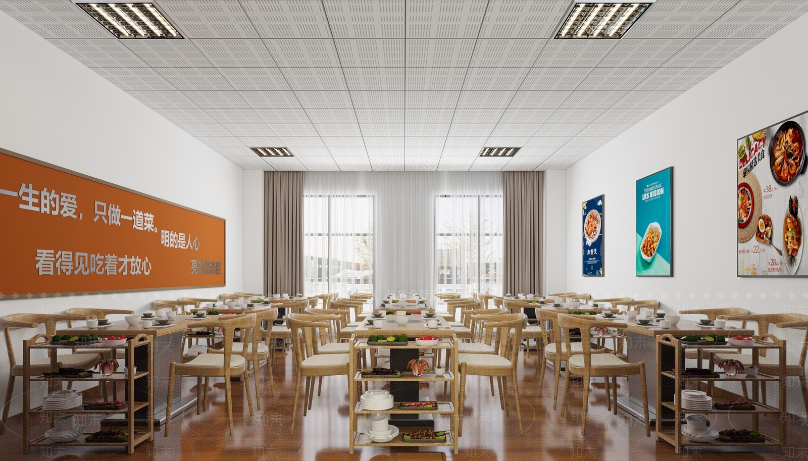 现代火锅店3D模型下载【ID:1161479298】