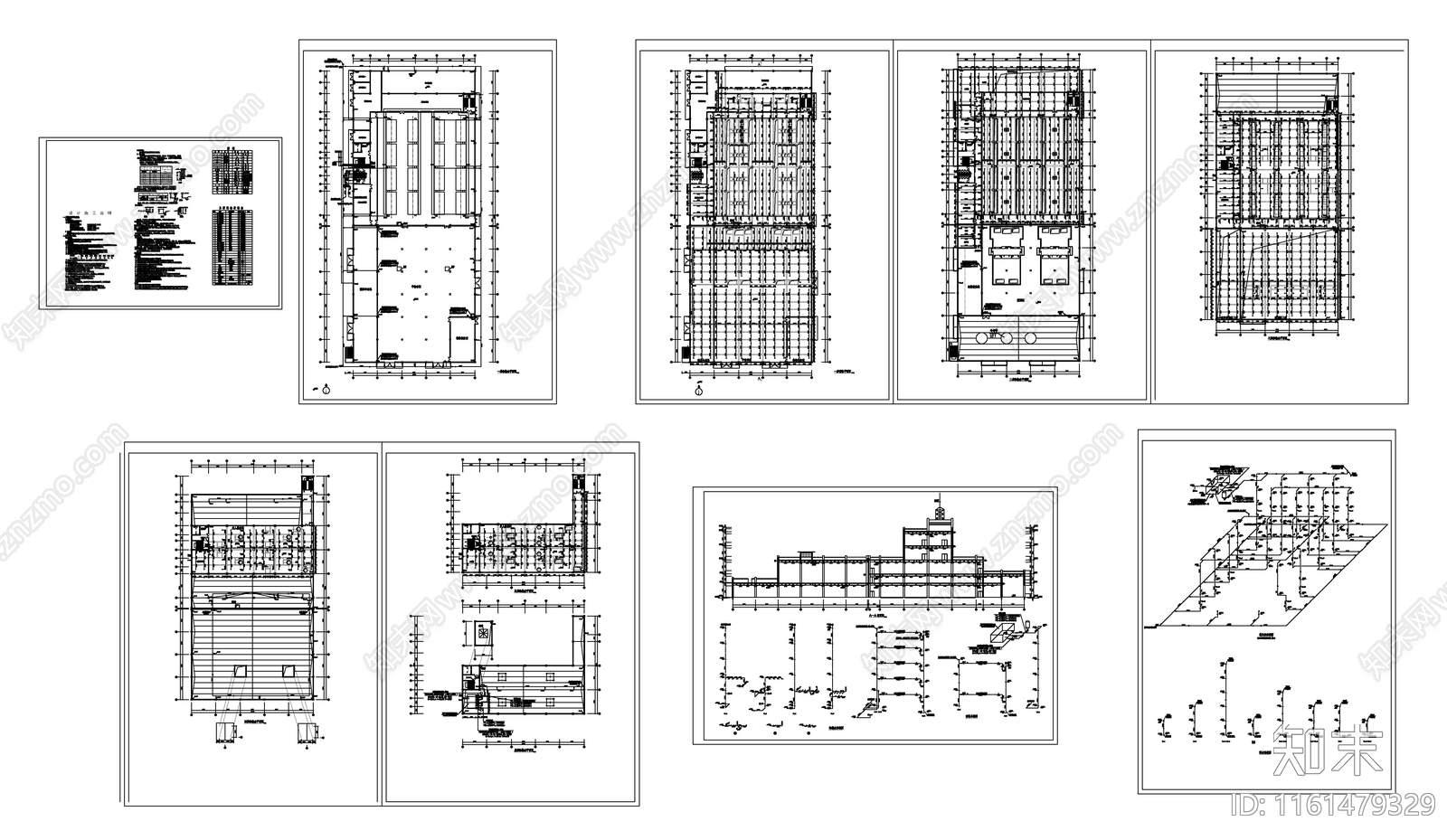 厂房给排水和消防图cad施工图下载【ID:1161479329】
