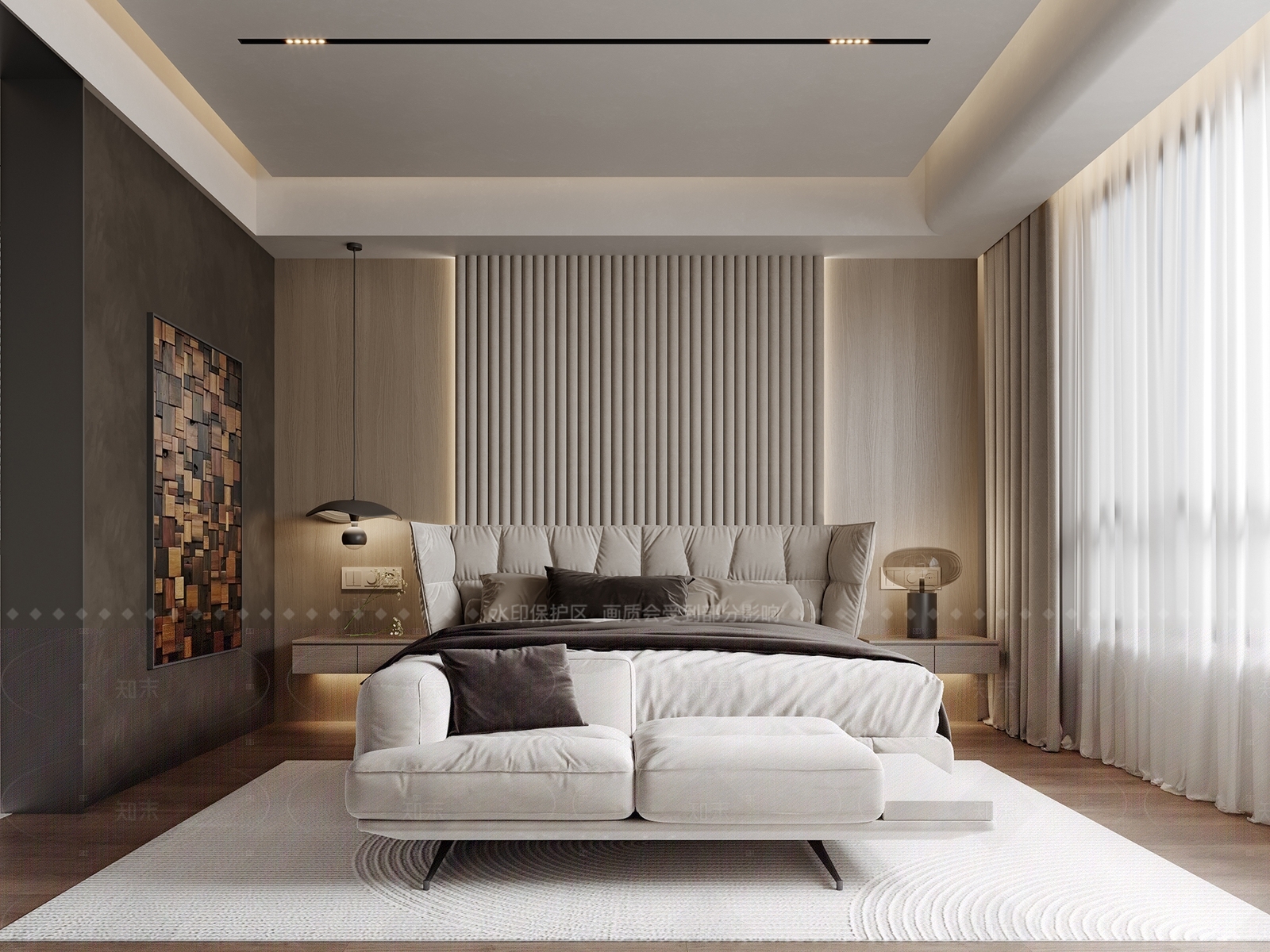 现代衣帽间3D模型下载【ID:1214446352】