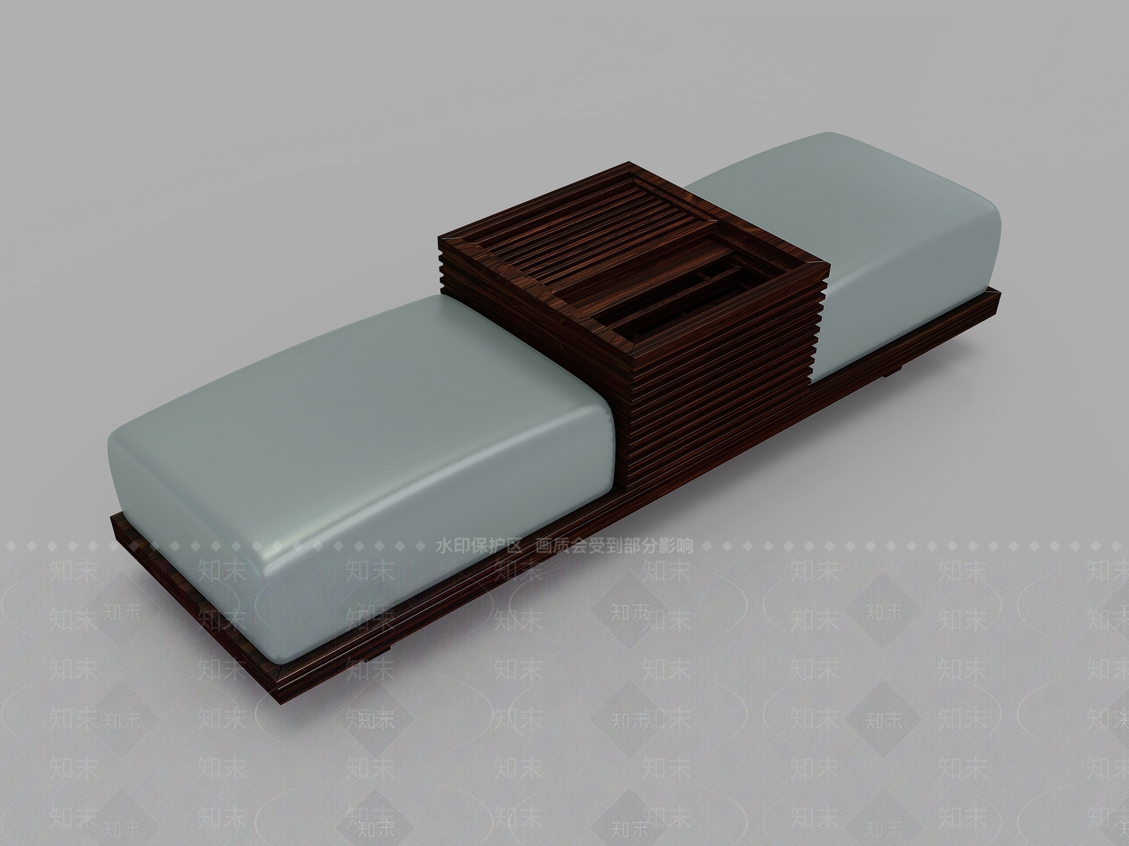 新中式床尾凳3D模型下载【ID:1161482211】