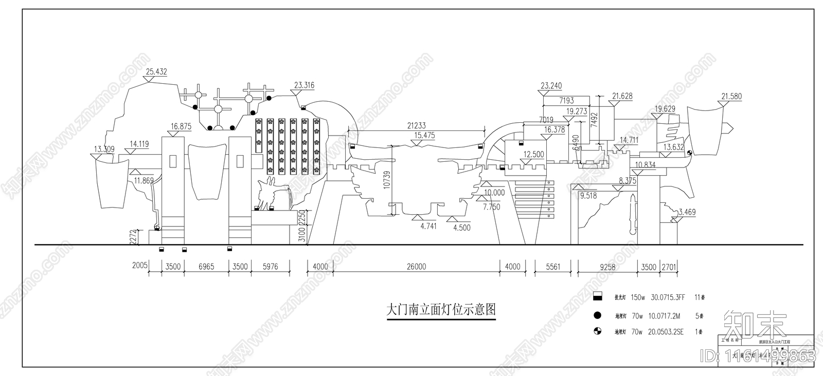 常州淹城古街夜景亮化工程施工图下载【ID:1161499863】