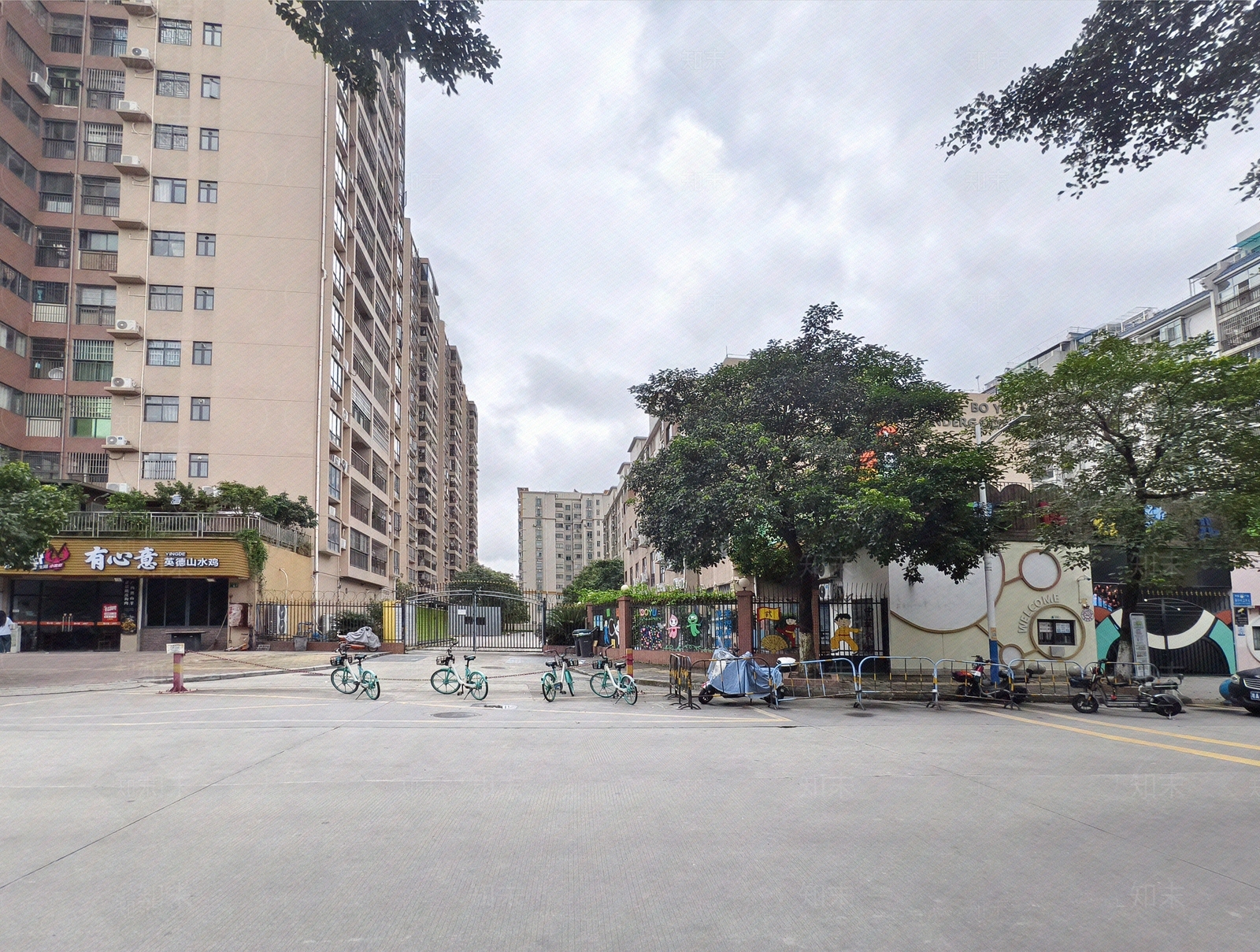 小区街道外景2贴图下载【ID:1161517839】