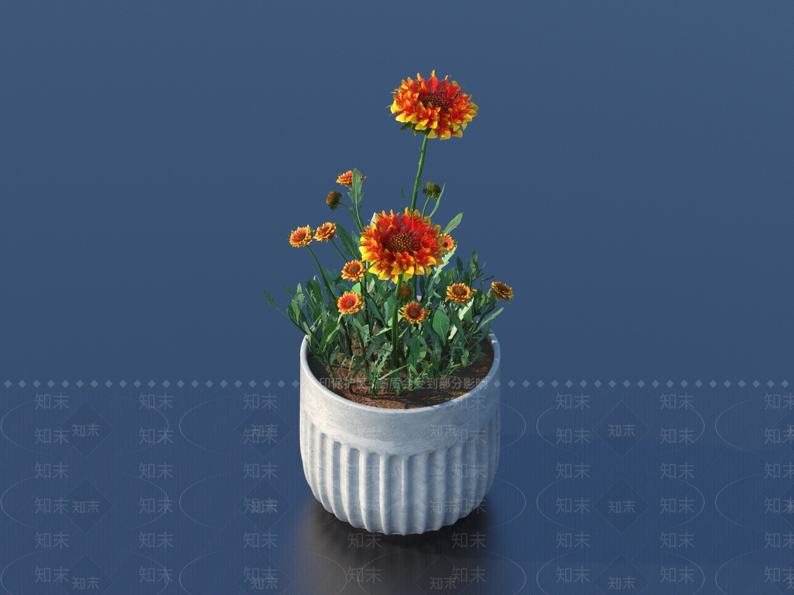 花卉3D模型下载【ID:1161520666】