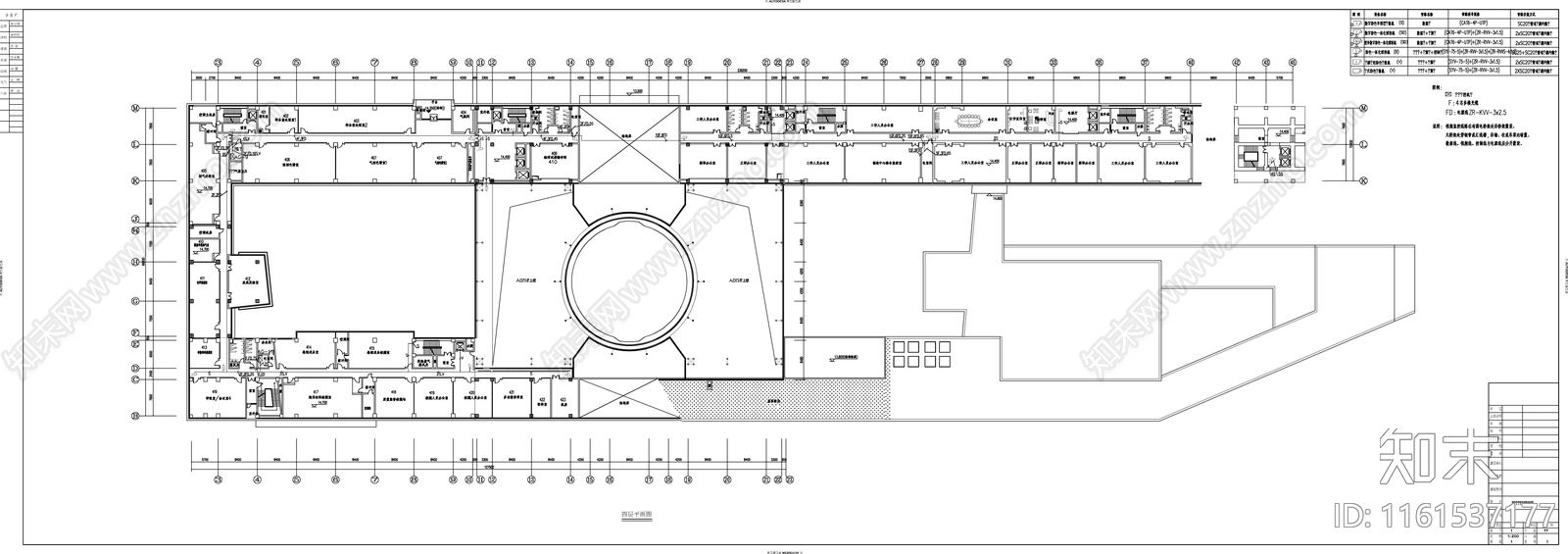 某办公楼弱电工程安防系统电气图纸cad施工图下载【ID:1161537177】