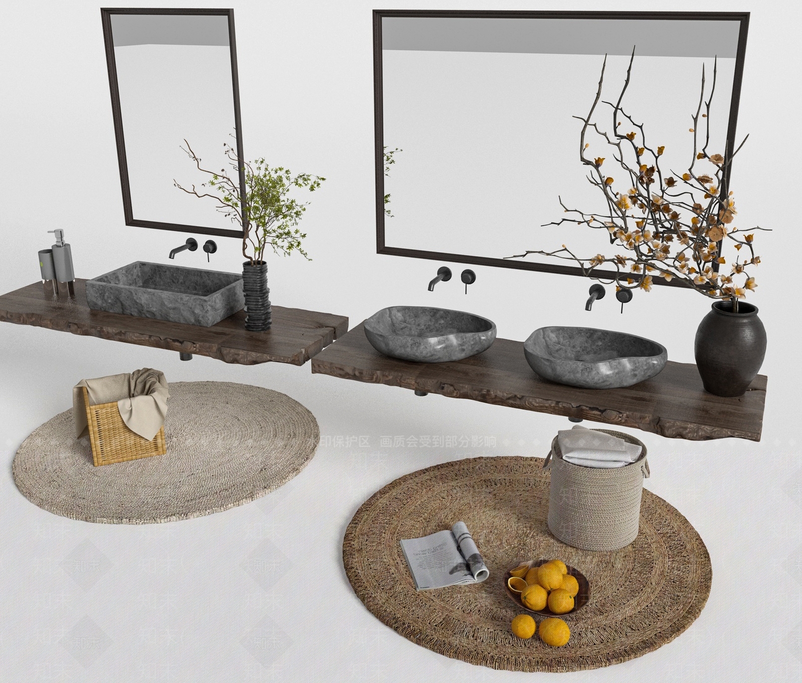 洗手台3D模型下载【ID:1161547589】