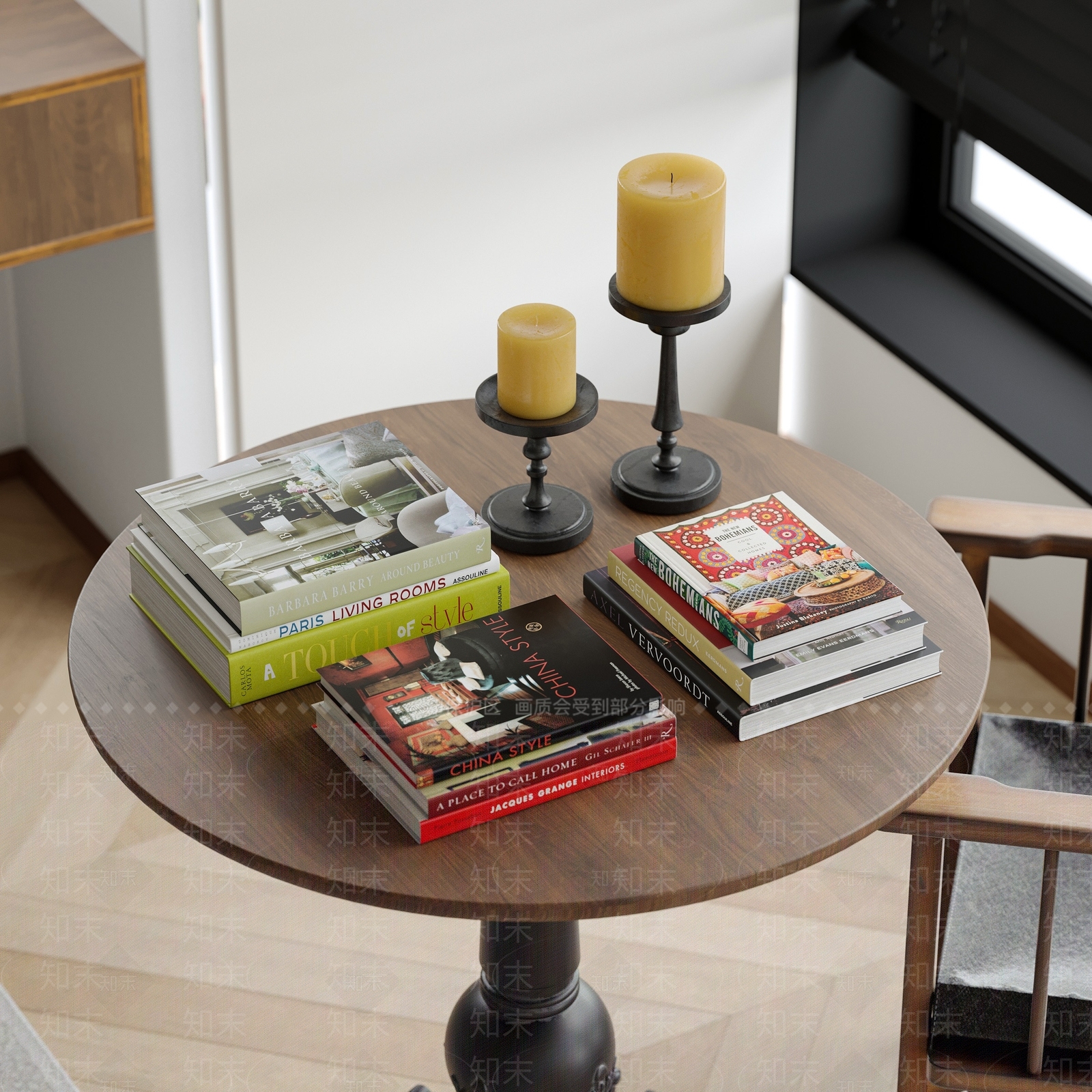 现代书本书籍组合3D模型下载【ID:1161553935】