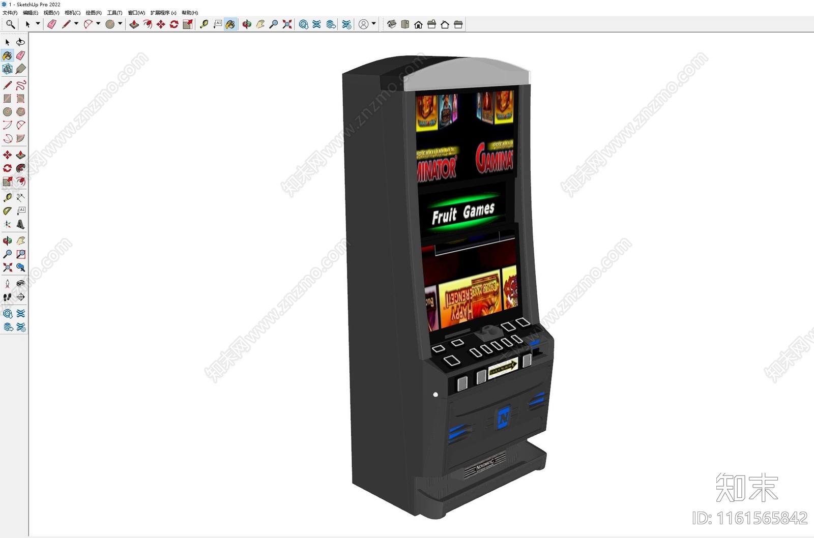 街机游戏机SU模型下载【ID:1161565842】