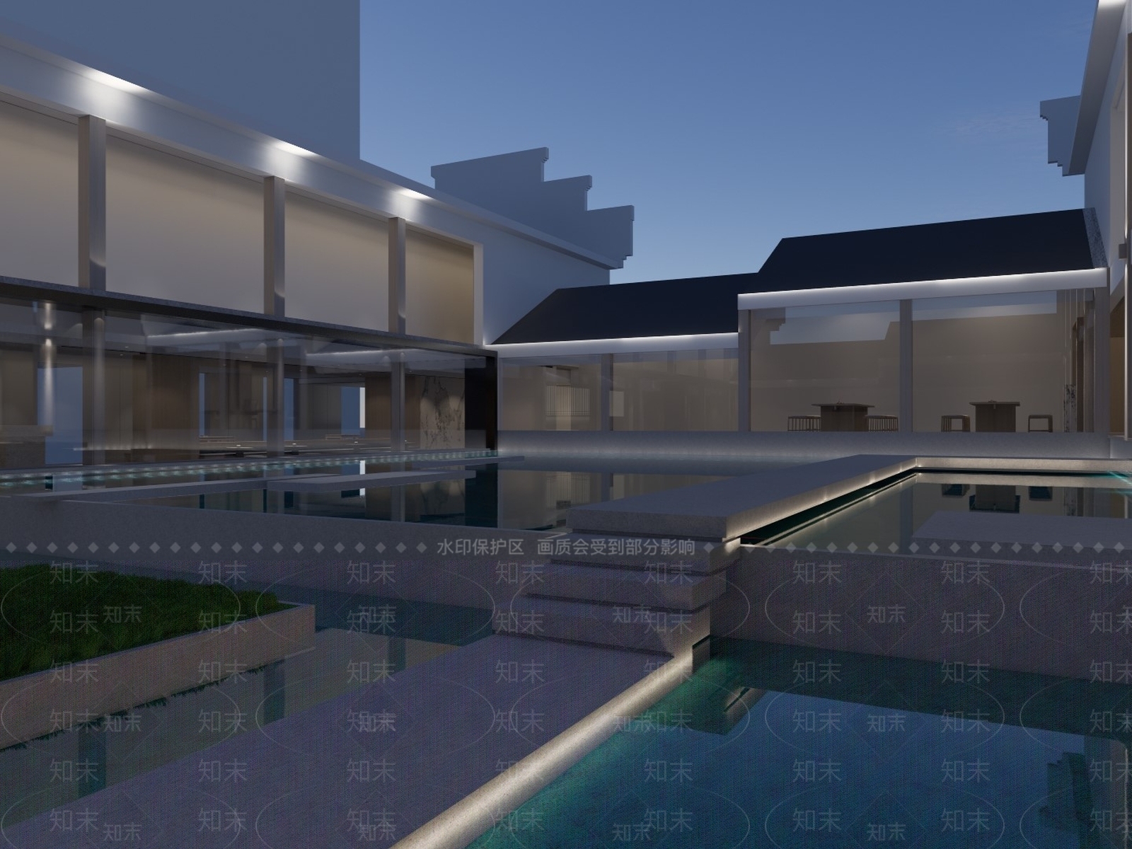 徽派建筑SU模型下载【ID:1162269365】