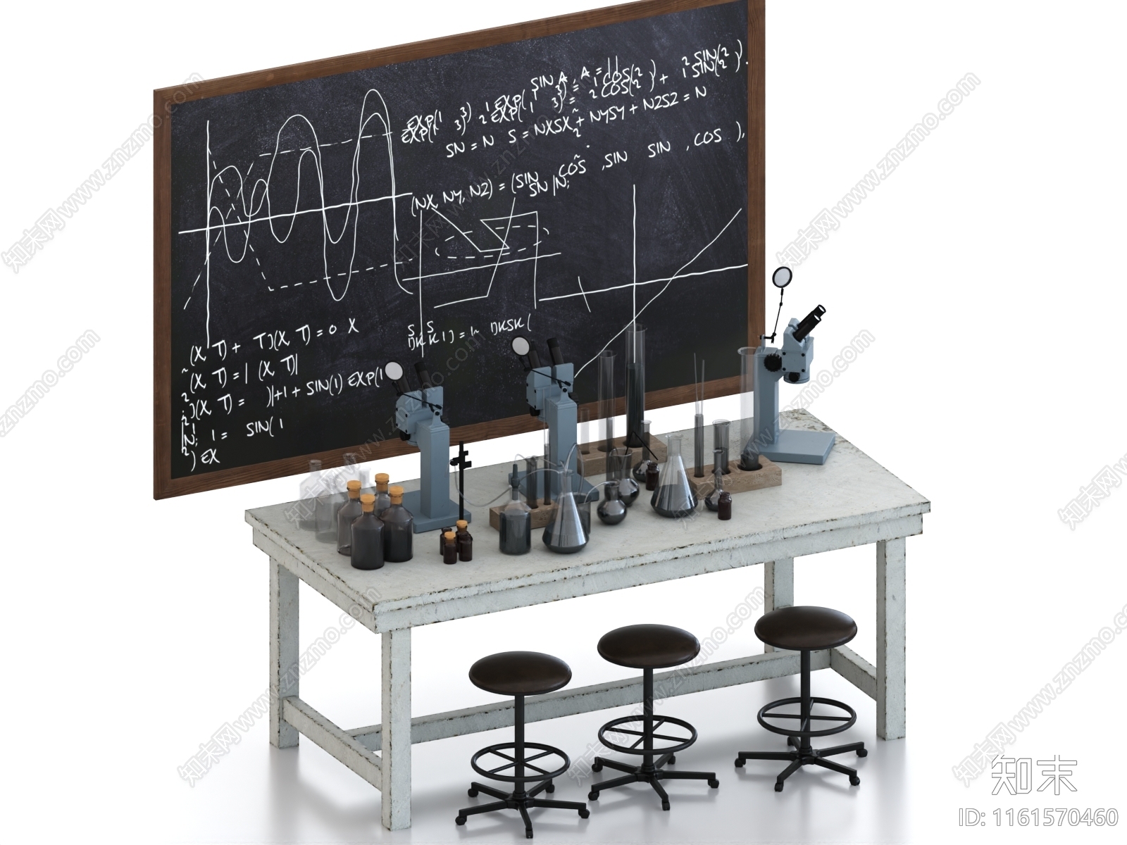 现代实验器材3D模型下载【ID:1161570460】