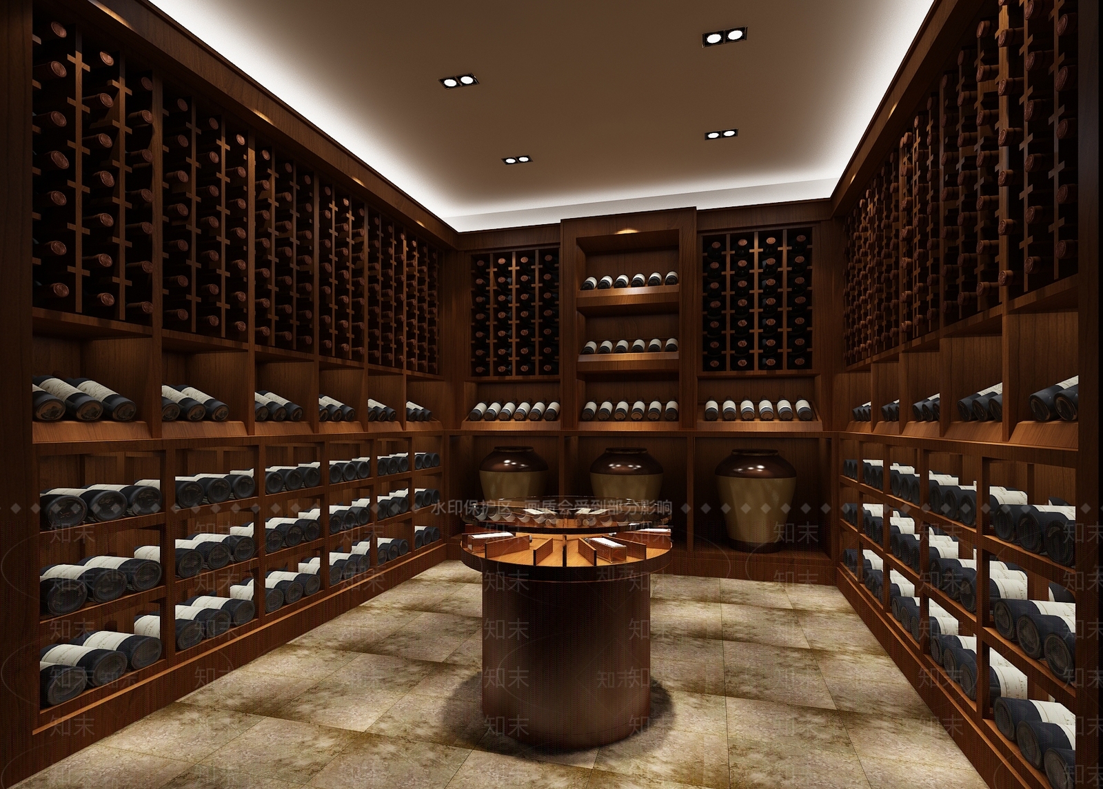 现代酒窖3D模型下载【ID:1161583800】