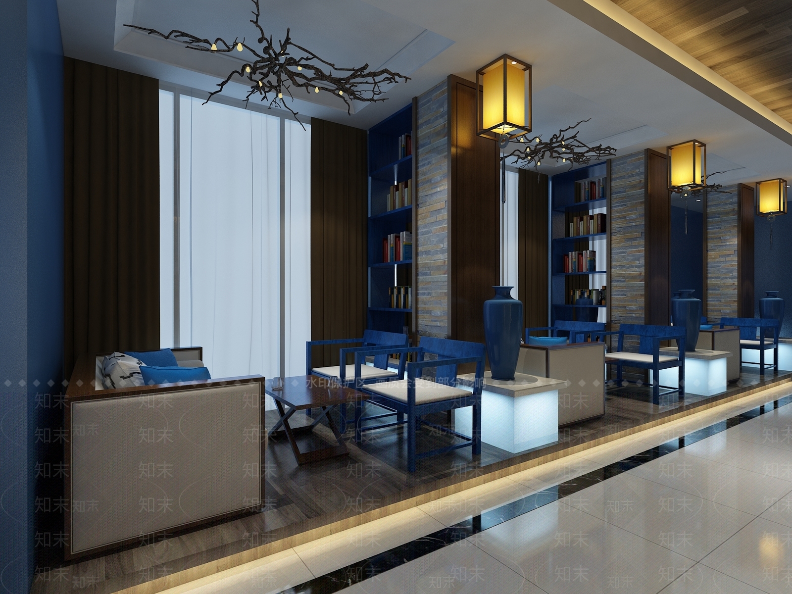 现代公司洽谈区3D模型下载【ID:1161587640】