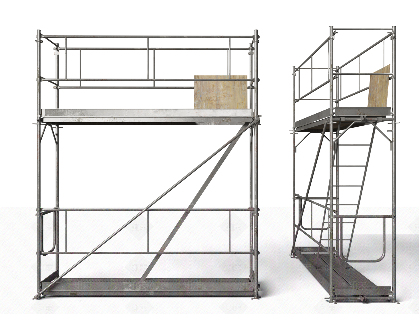 工地脚手架3D模型下载【ID:1161597276】