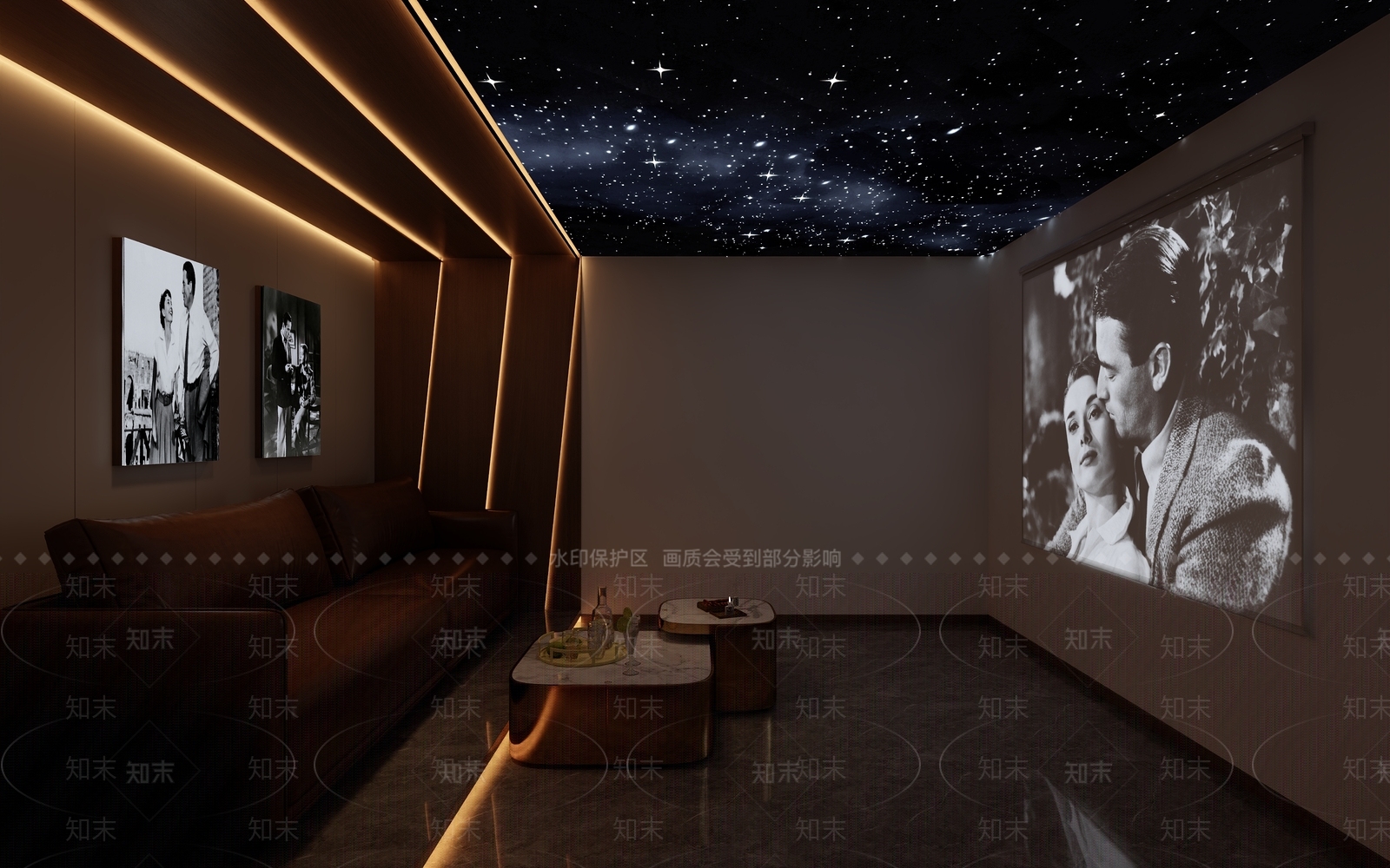 现代影音室3D模型下载【ID:1161597227】