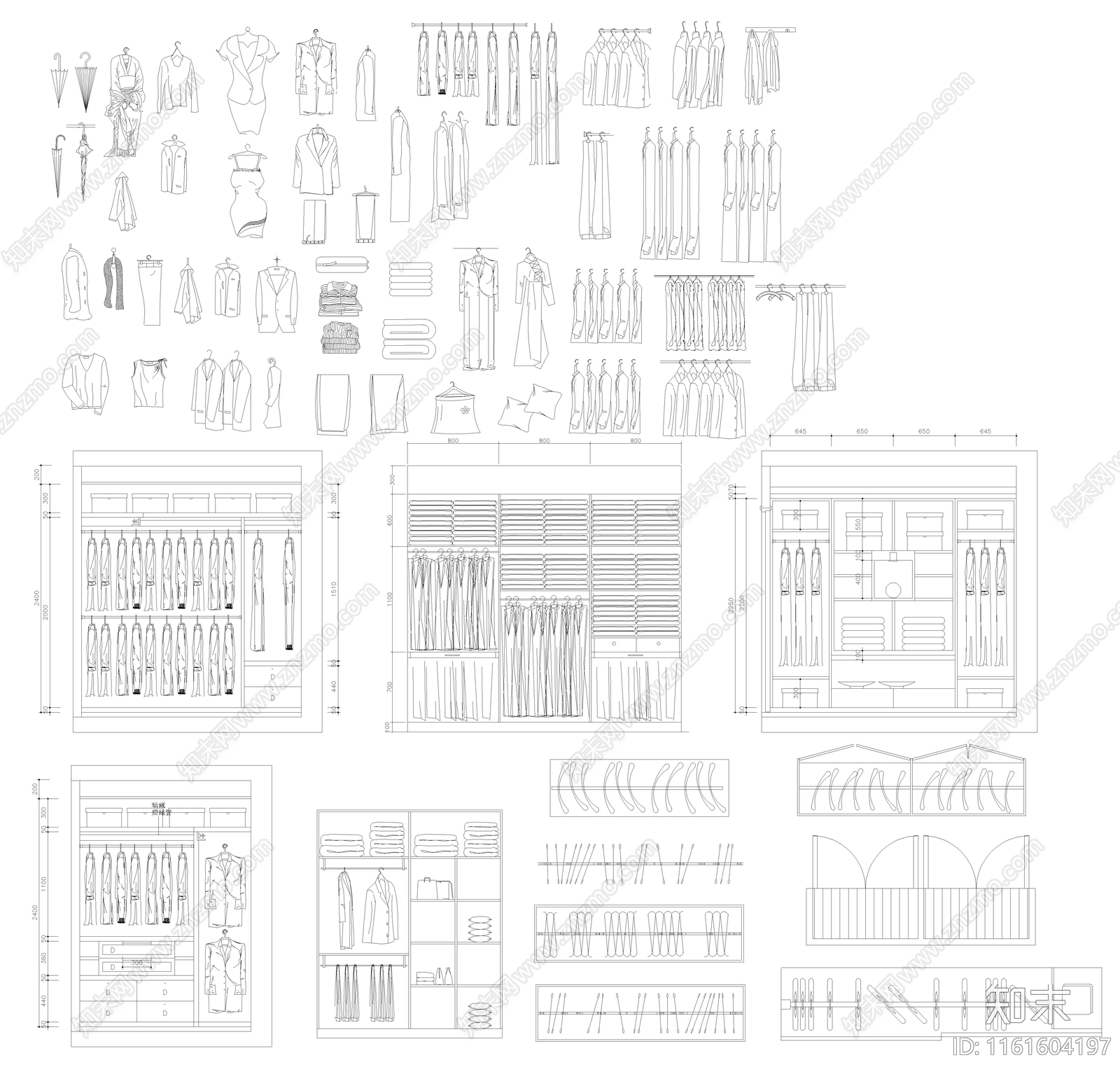 衣服服装图库施工图下载【ID:1161604197】
