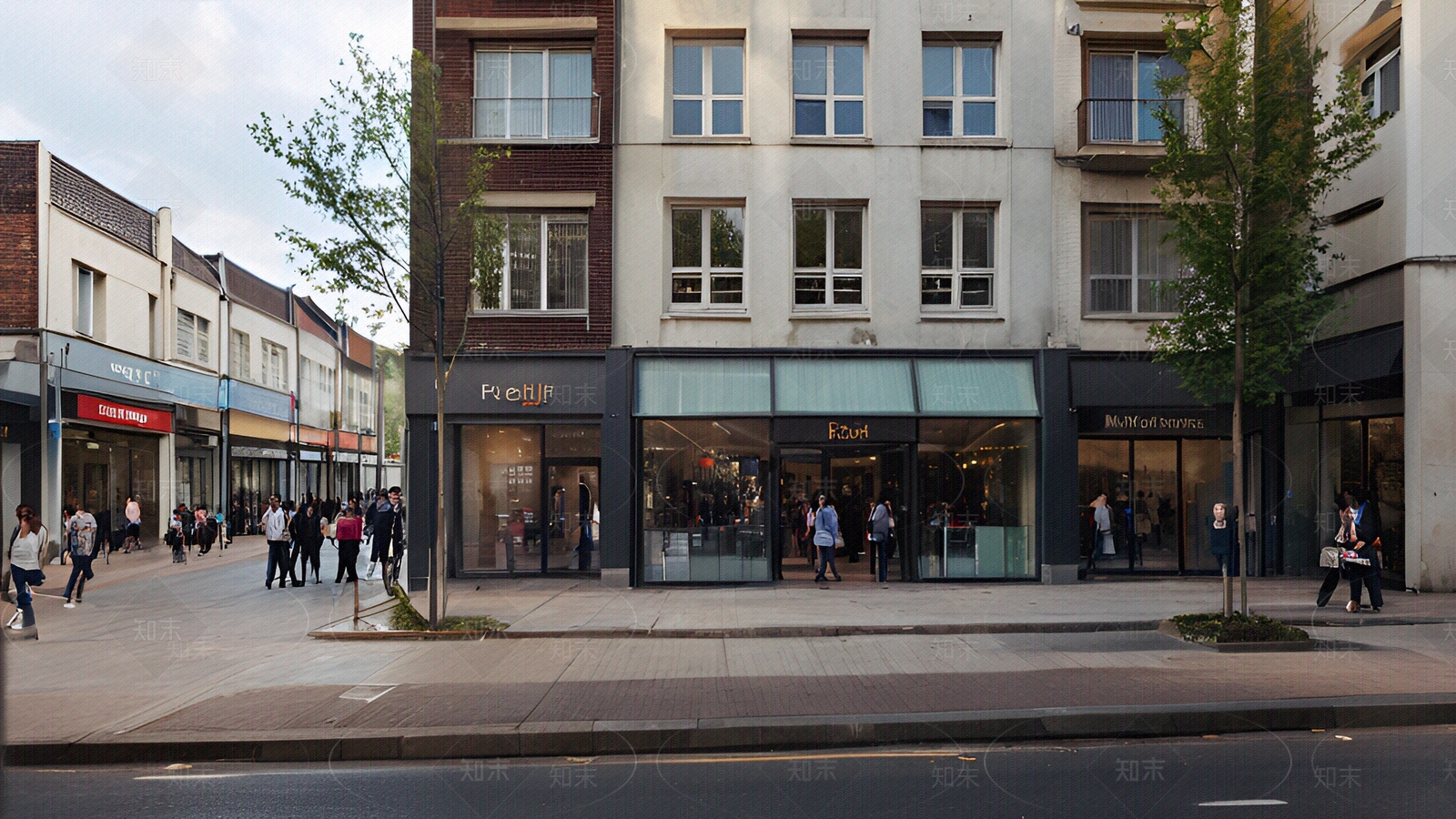 街道外景窗户外景贴图下载【ID:1161622183】