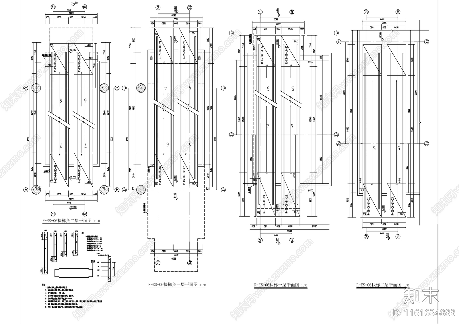 新中式商业建筑cad施工图下载【ID:1161634883】