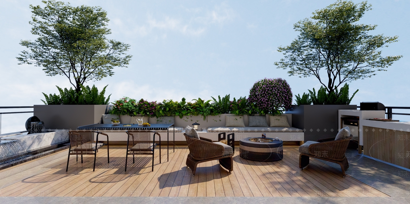 现代空中花园3D模型下载【ID:1161638269】