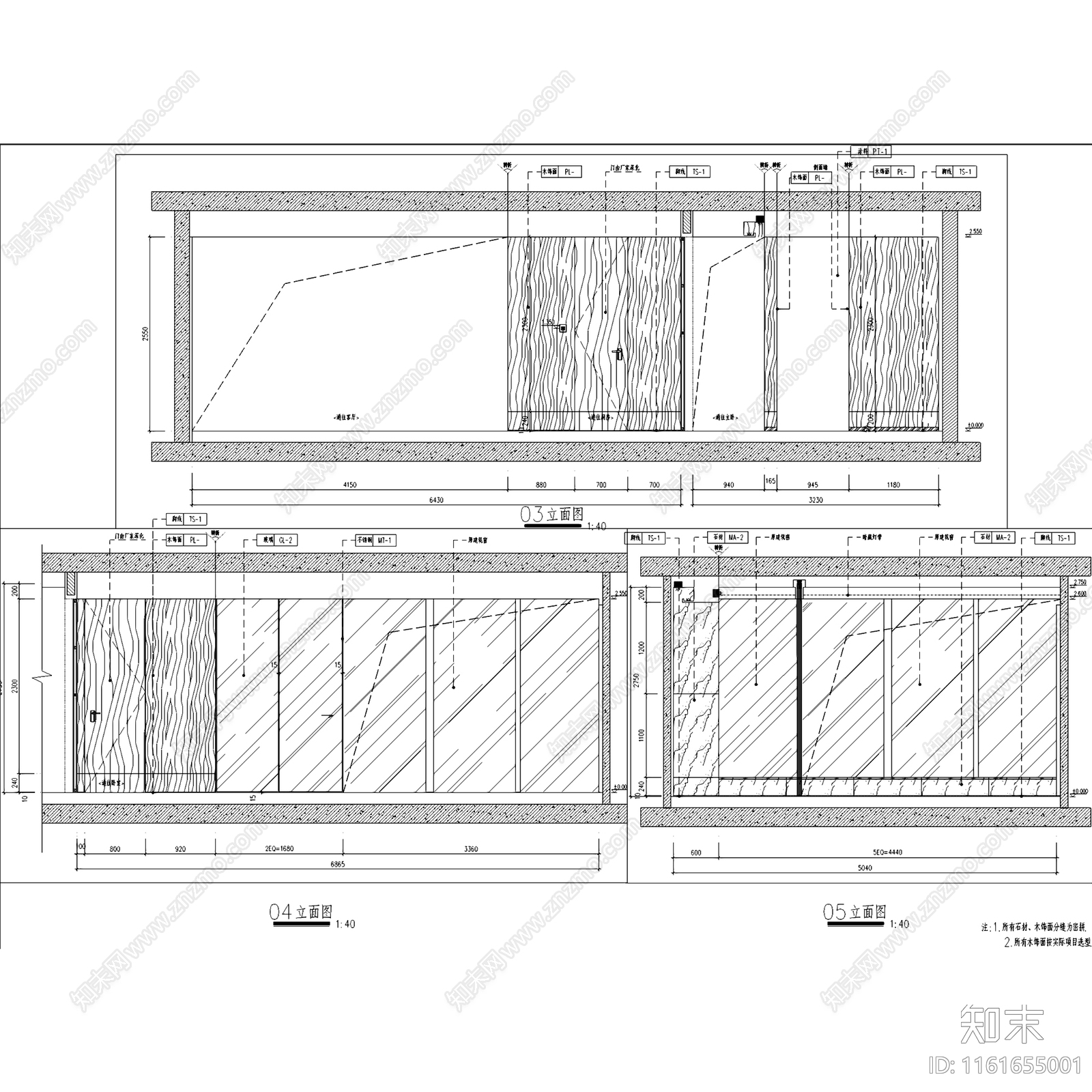 现代轻奢北京万科大都会滨江公寓室内家装cad施工图下载【ID:1161655001】