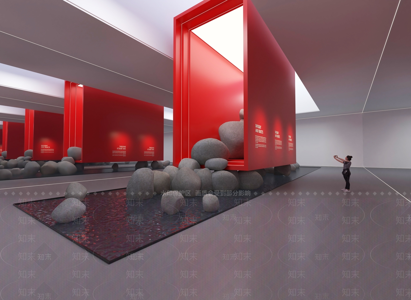 现代艺术空间3D模型下载【ID:1161666999】