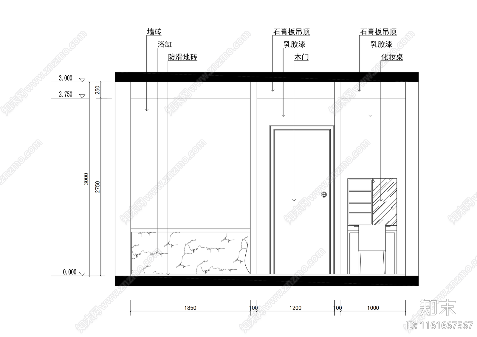 民宿cad施工图下载【ID:1161667567】