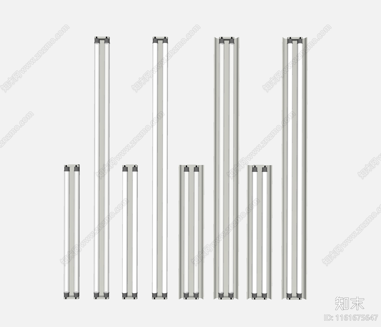 现代LED日光灯SU模型下载【ID:1161675647】