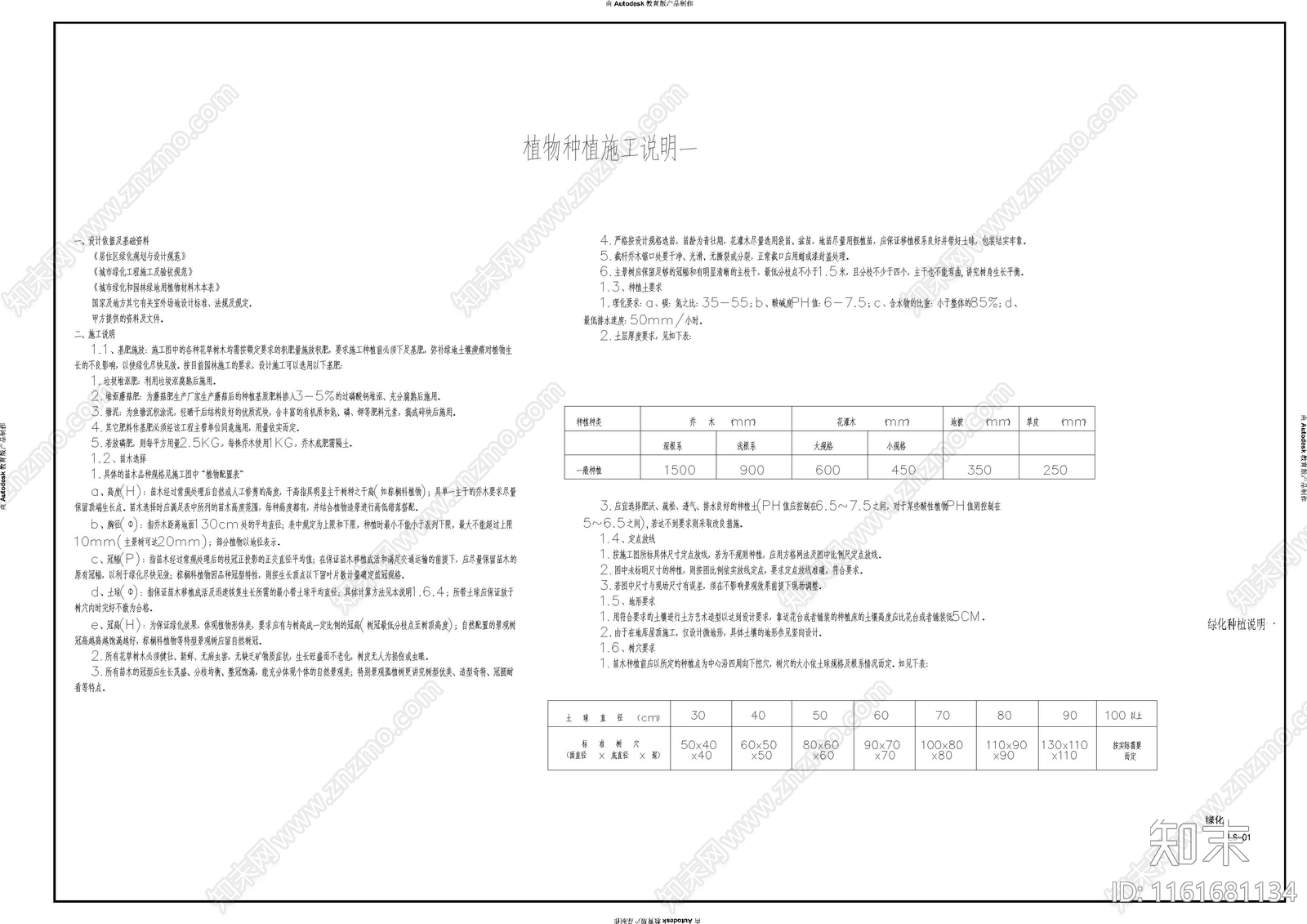 公建总平绿化cad施工图下载【ID:1161681134】