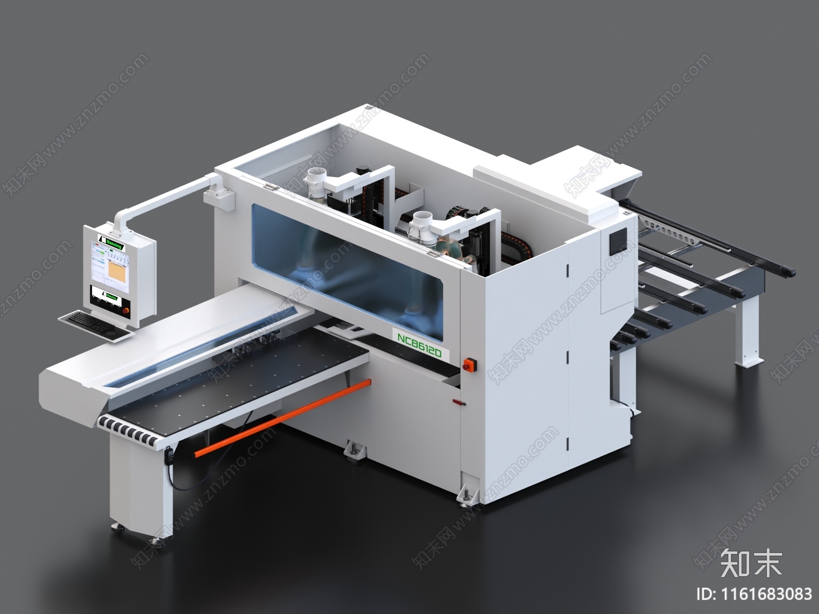 现代数控机床3D模型下载【ID:1161683083】