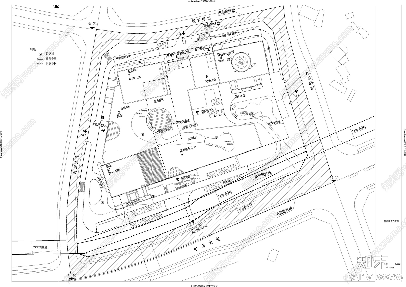 公建景观cad施工图下载【ID:1161683756】