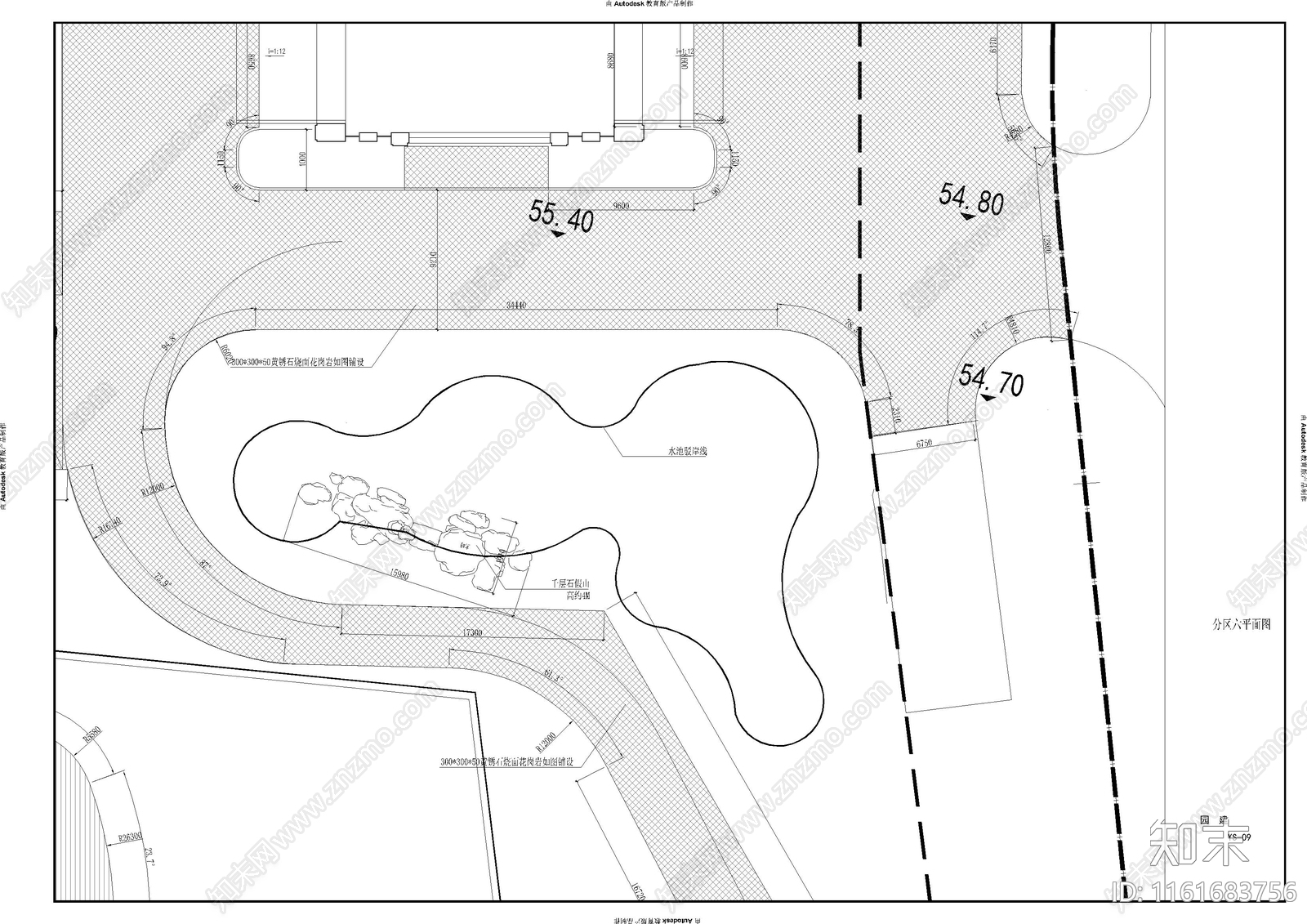 公建景观cad施工图下载【ID:1161683756】