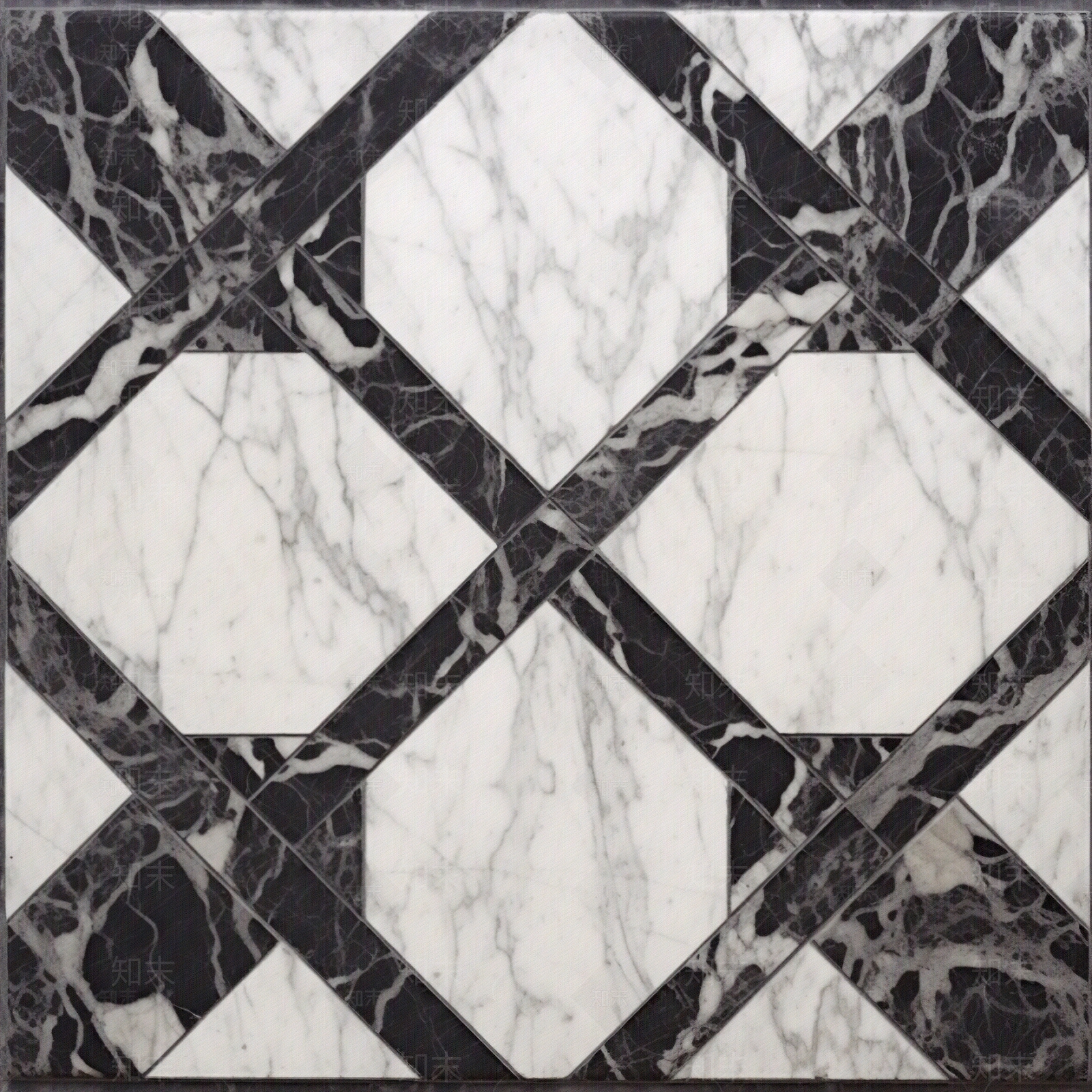 宝格丽大理石石材拼花瓷砖贴图下载【ID:1161684549】