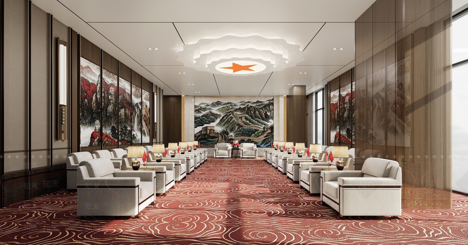 新中式贵宾接待3D模型下载【ID:1161686409】