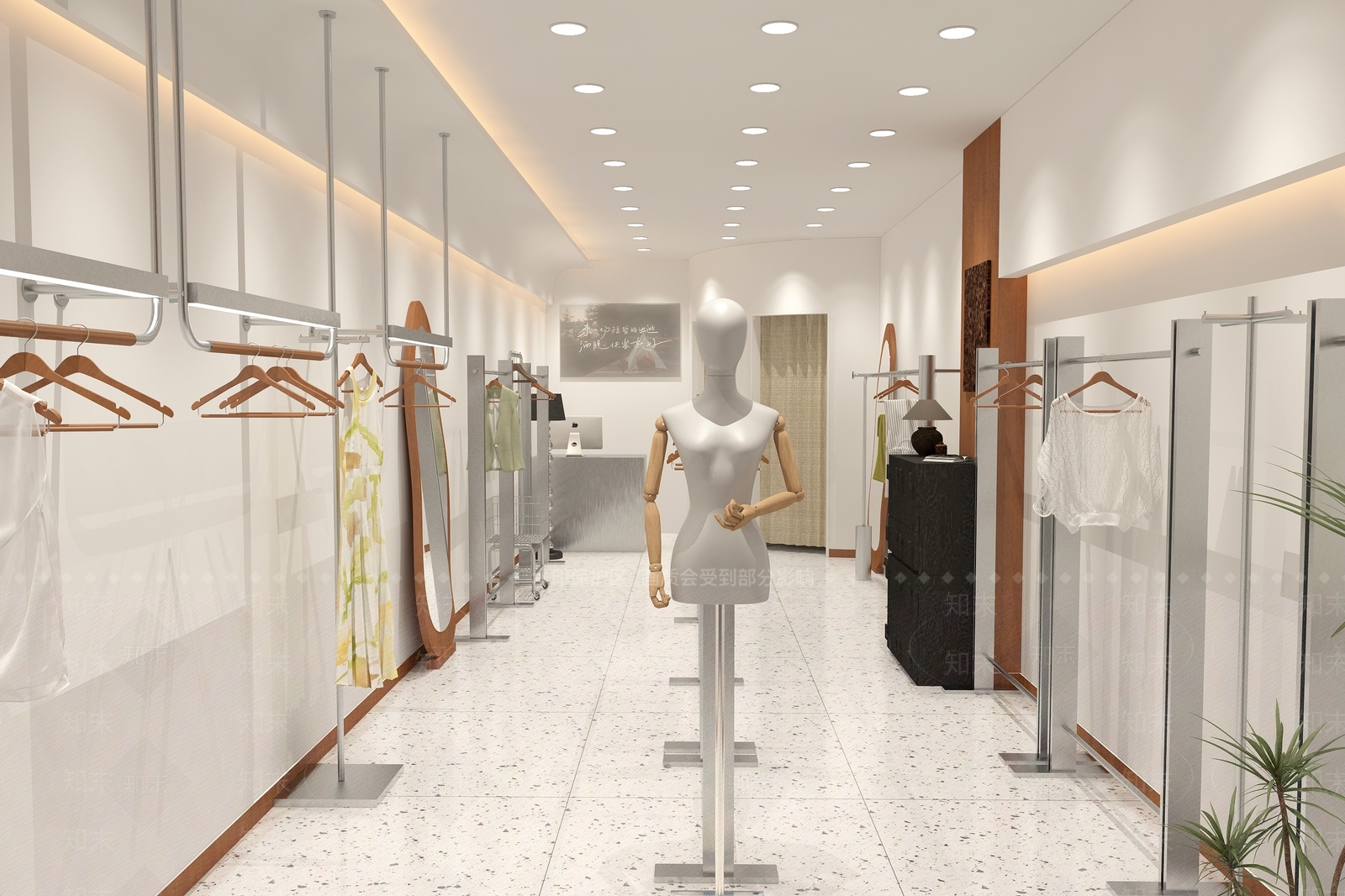 现代女装店3D模型下载【ID:1161694675】