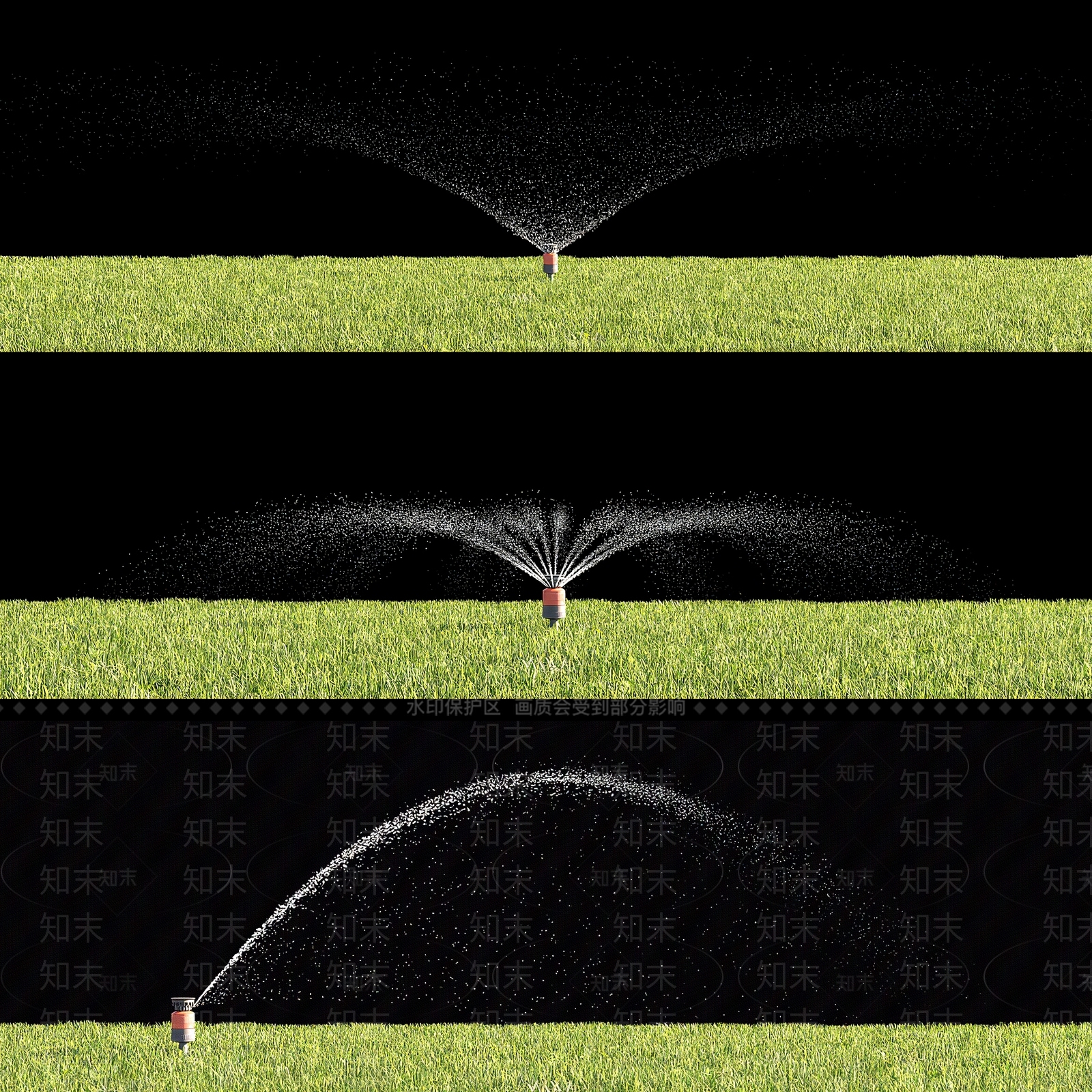 户外草地喷淋设备3D模型下载【ID:1161711975】