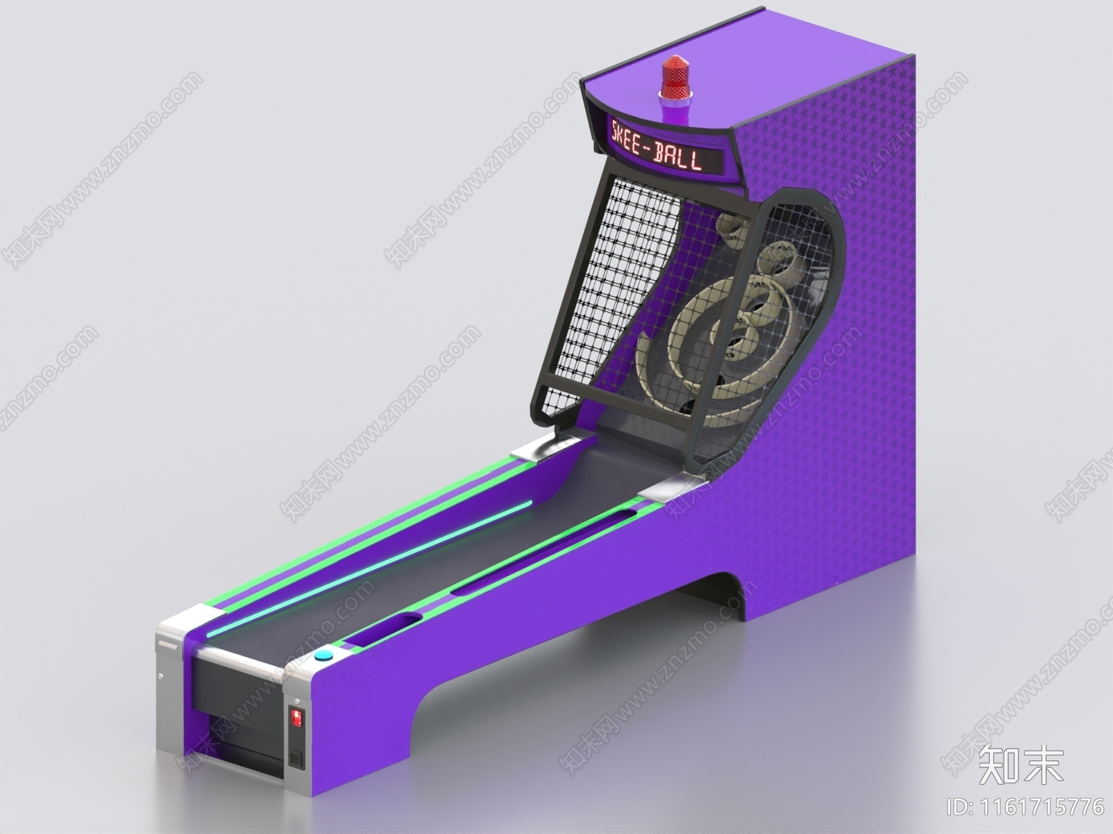 现代滚球游戏机3D模型下载【ID:1161715776】